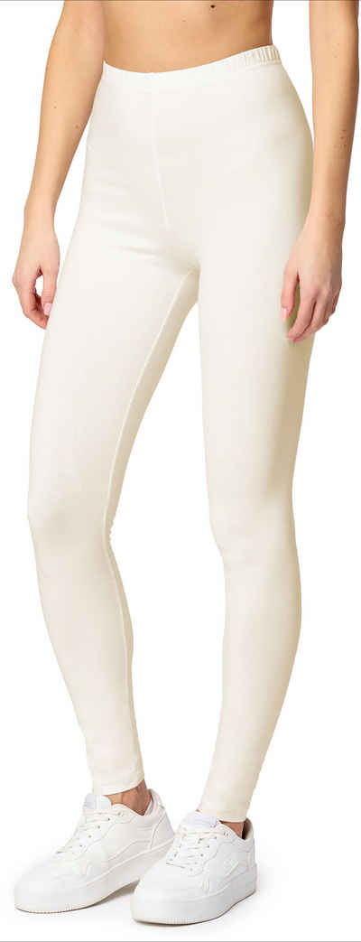 Merry Style Leggings Damen Hosen aus Baumwolle MS10-198 (1-tlg) elastischer Bund, eng