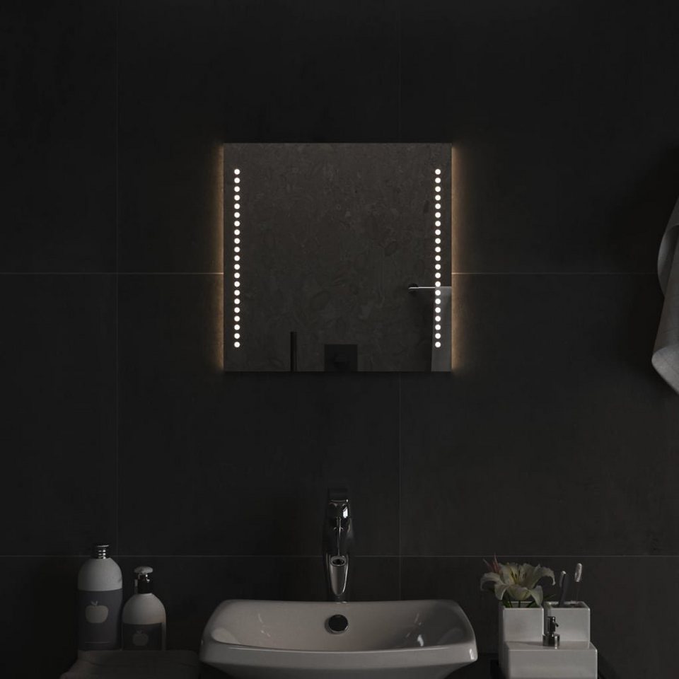 furnicato wandspiegel led-badspiegel 40x40 cm