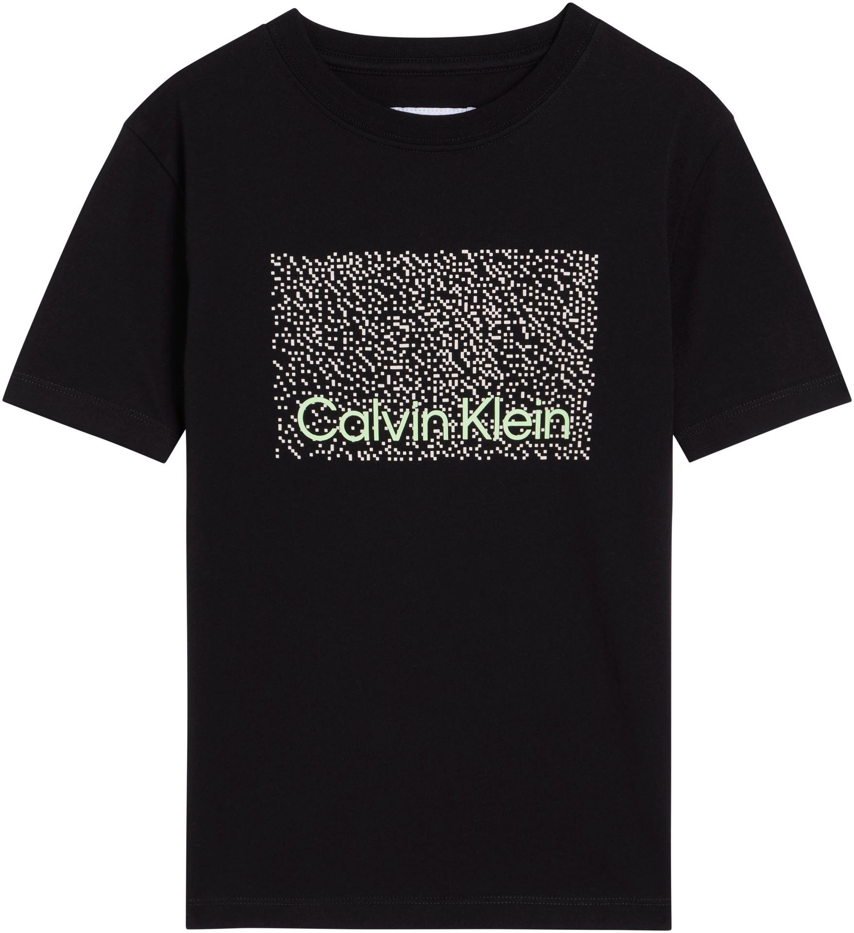 Calvin Klein Jeans T-Shirt PERFORATION T-SHIRT Regular fit für Kinder mit Markenprint – Bild 3 von 5