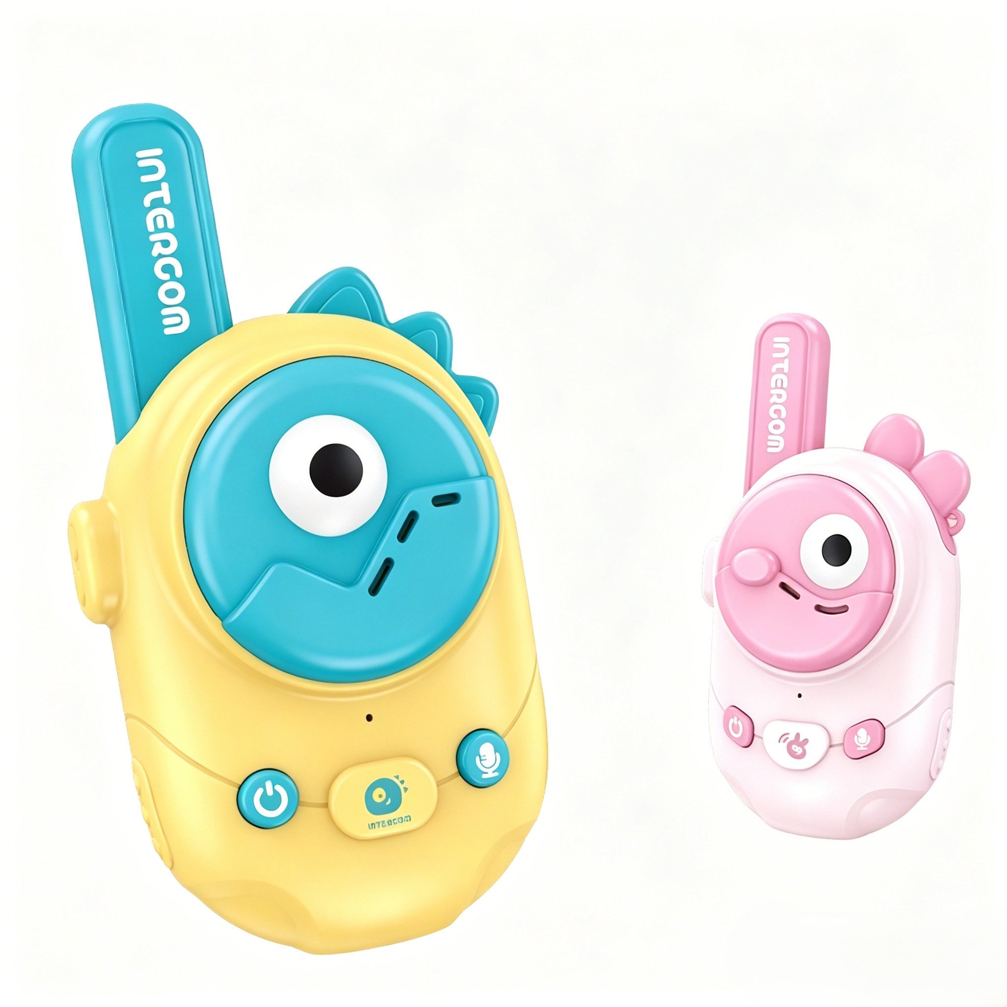 Rolipo Walkie Talkie Interaktives Kinder Walkie-Talkie – Spaßiges, sicheres Funkspielzeug, (2-St), klarer Tonqualität/Fernkommunikation/Einfach Kindertag Geschenke