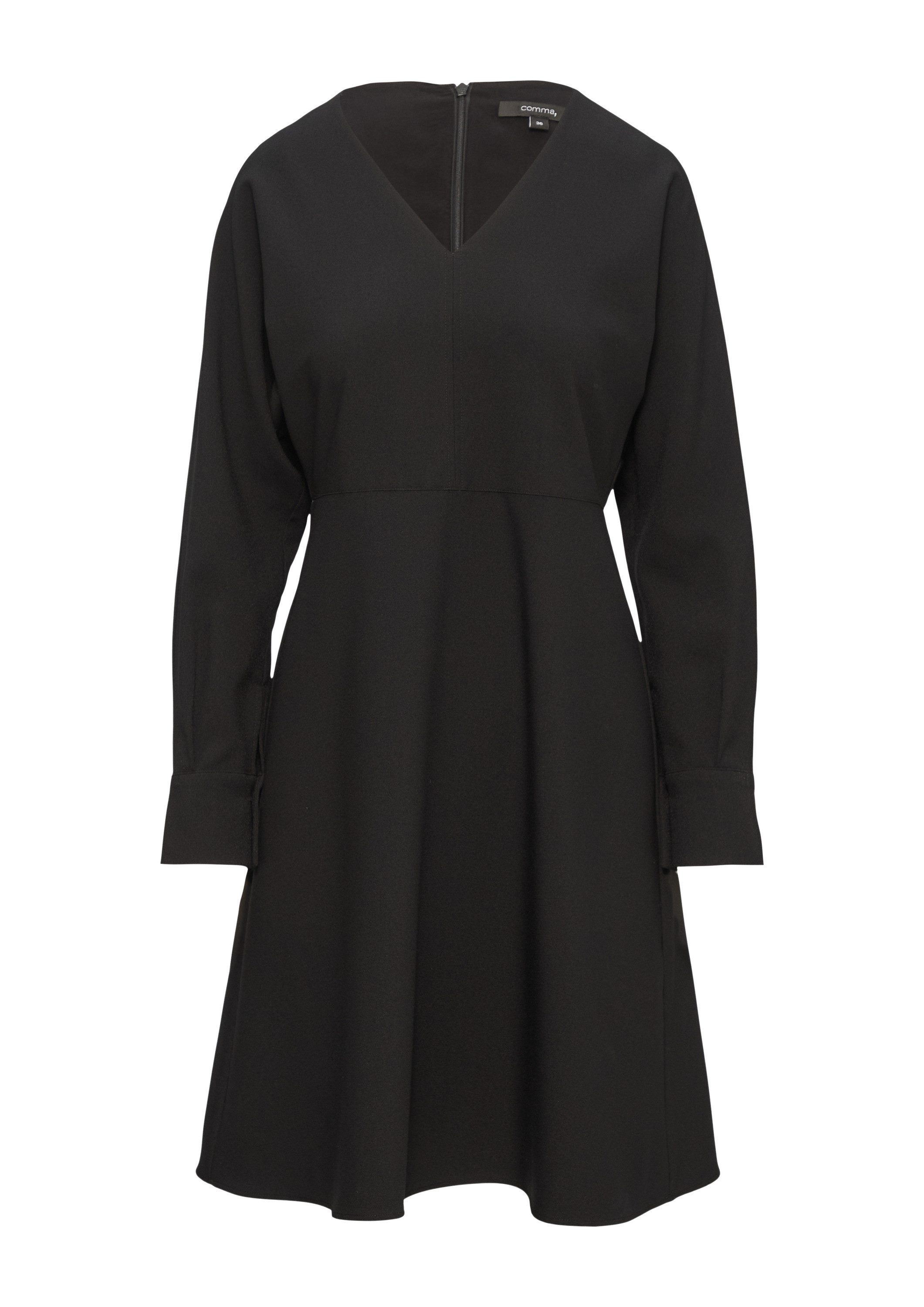 comma Minikleid Kleid Kurzes Crêpe-Kleid mit günstig online kaufen