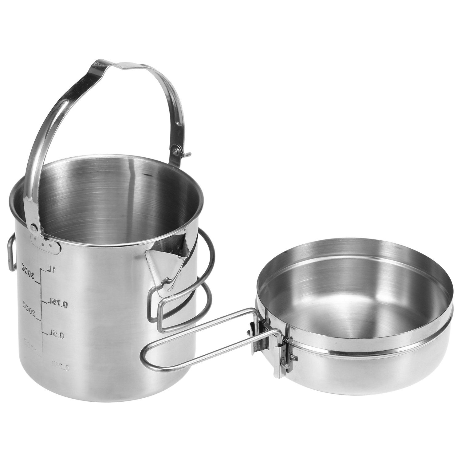 Topf-Set Outdoor-Kochtopf-Set mit klappbarem Griff