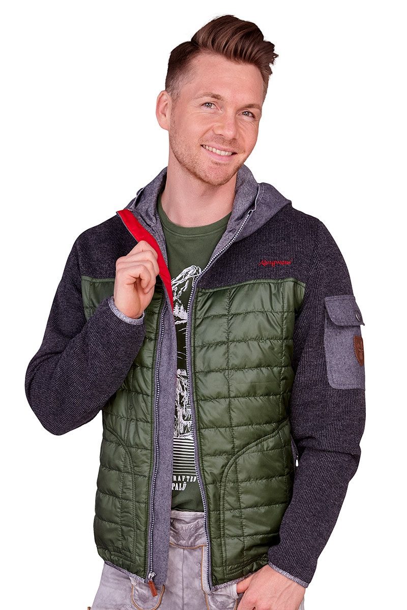 Almgwand Outdoorjacke Steppjacke Herren - HEHLENKOPF - oliv/shadow