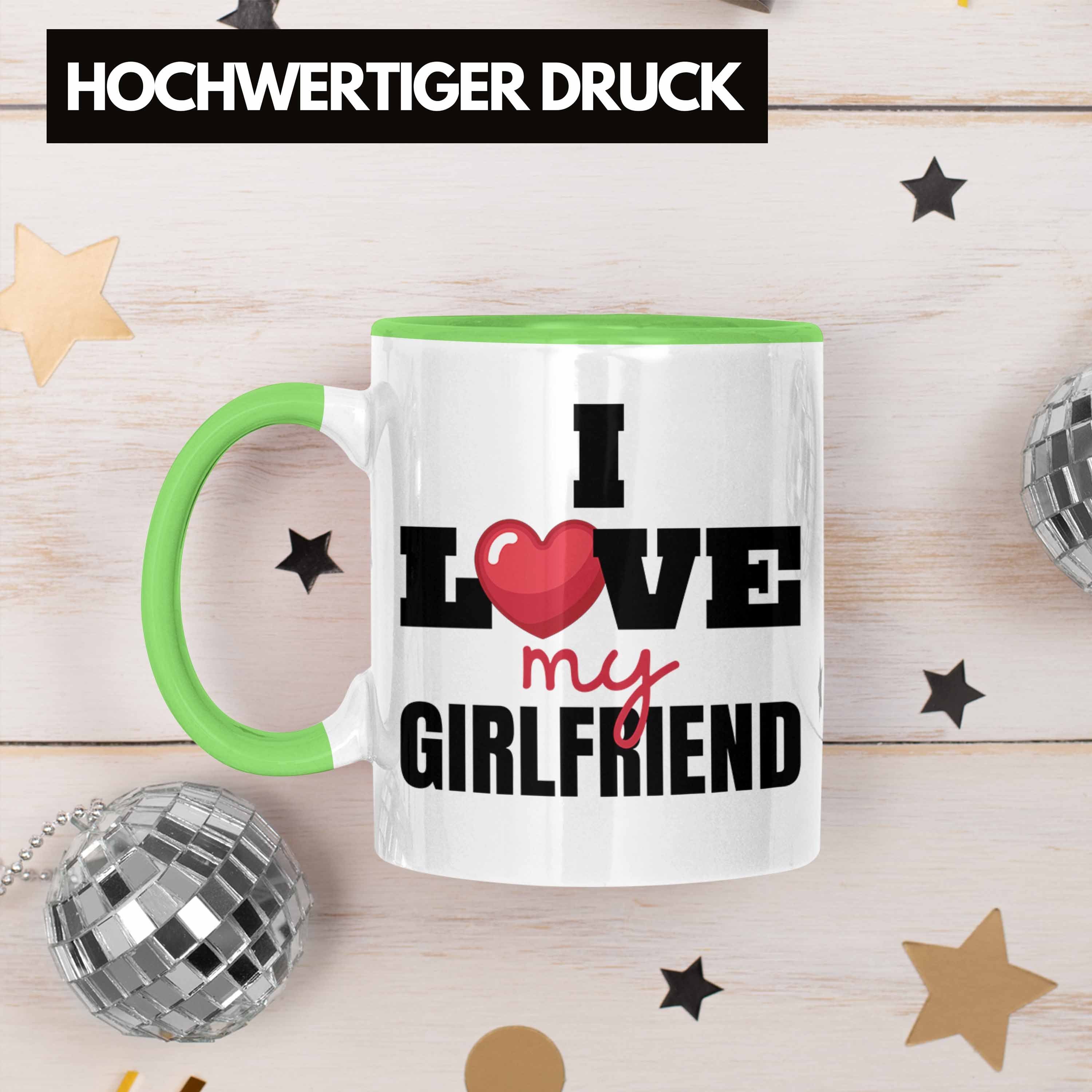 Liebe Geschen Love Beziehung Girlfriend Tasse für Geschenk My Tasse I Trendation Grün Freund