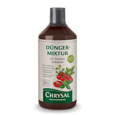 Chrysal Tomatendünger Vegane Bio-Dünger-Mixtur für Tomaten & Kräuter - 1000 ml