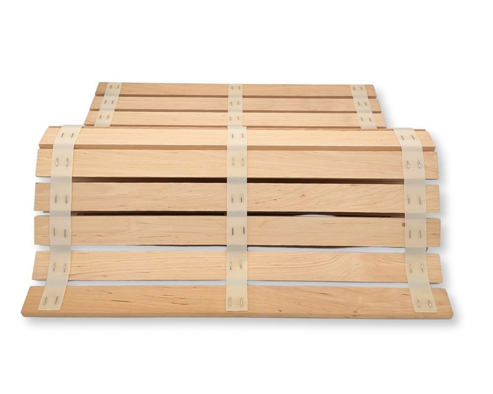 Blumenberg Saunabodenrost Blumenberg Fußmatte / Rollrost aus Rot-Erle 100 x 60 cm