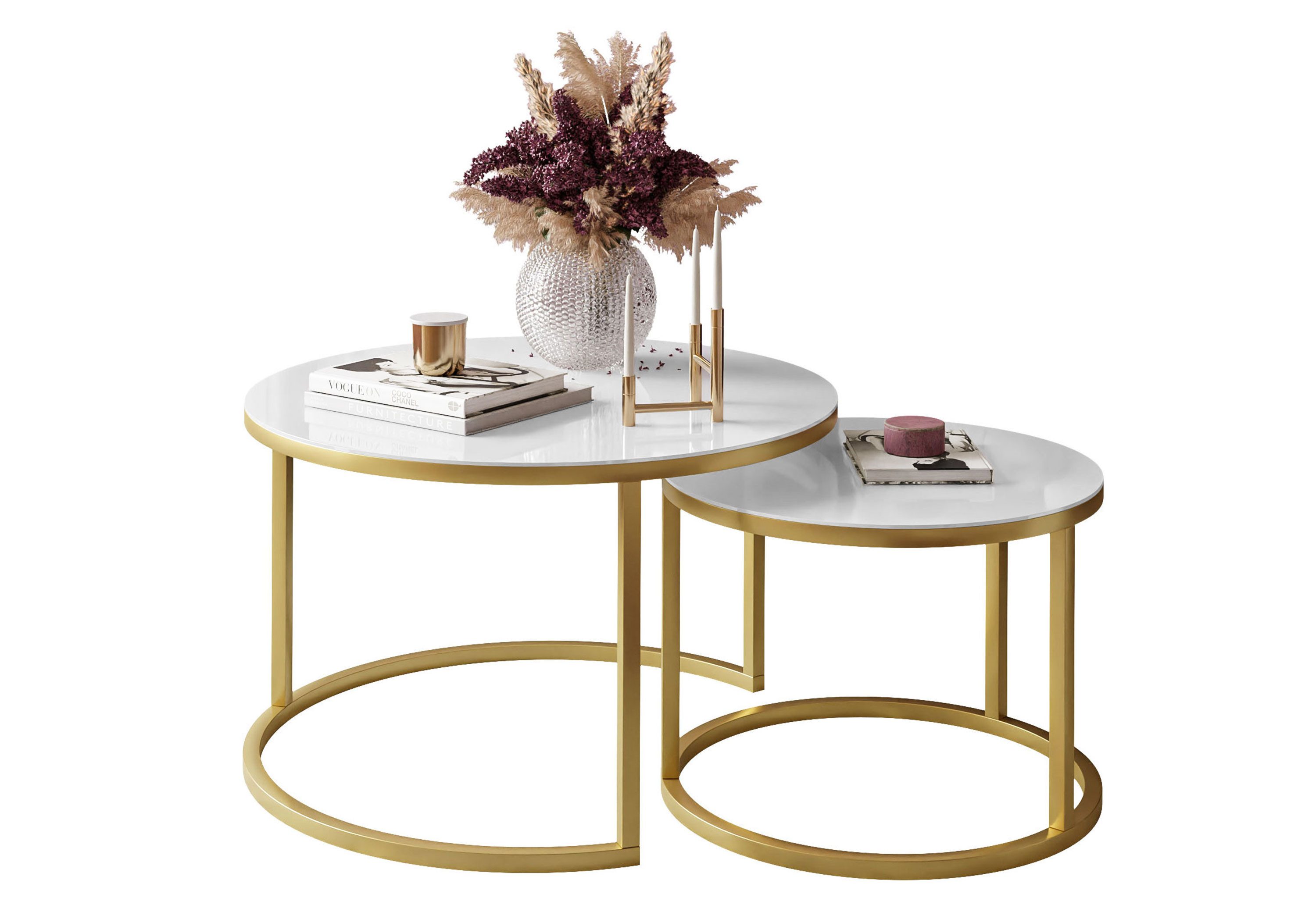 Lookway Couchtisch CIRI 2in1 Hochglanz mit günstig online kaufen