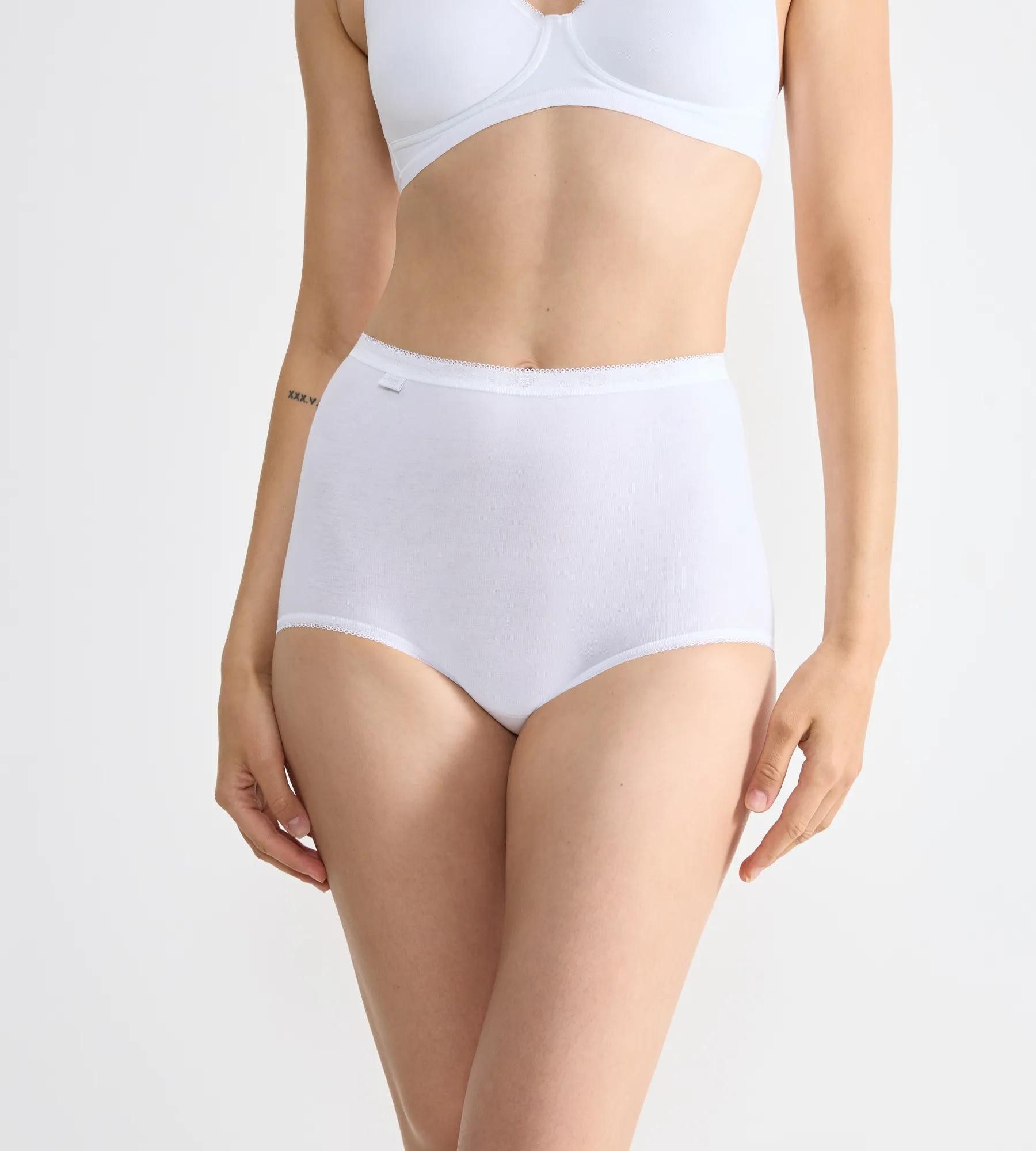 sloggi Maxislip Basic+ (4er Pack) weiche Nähte, Baumwollmischung