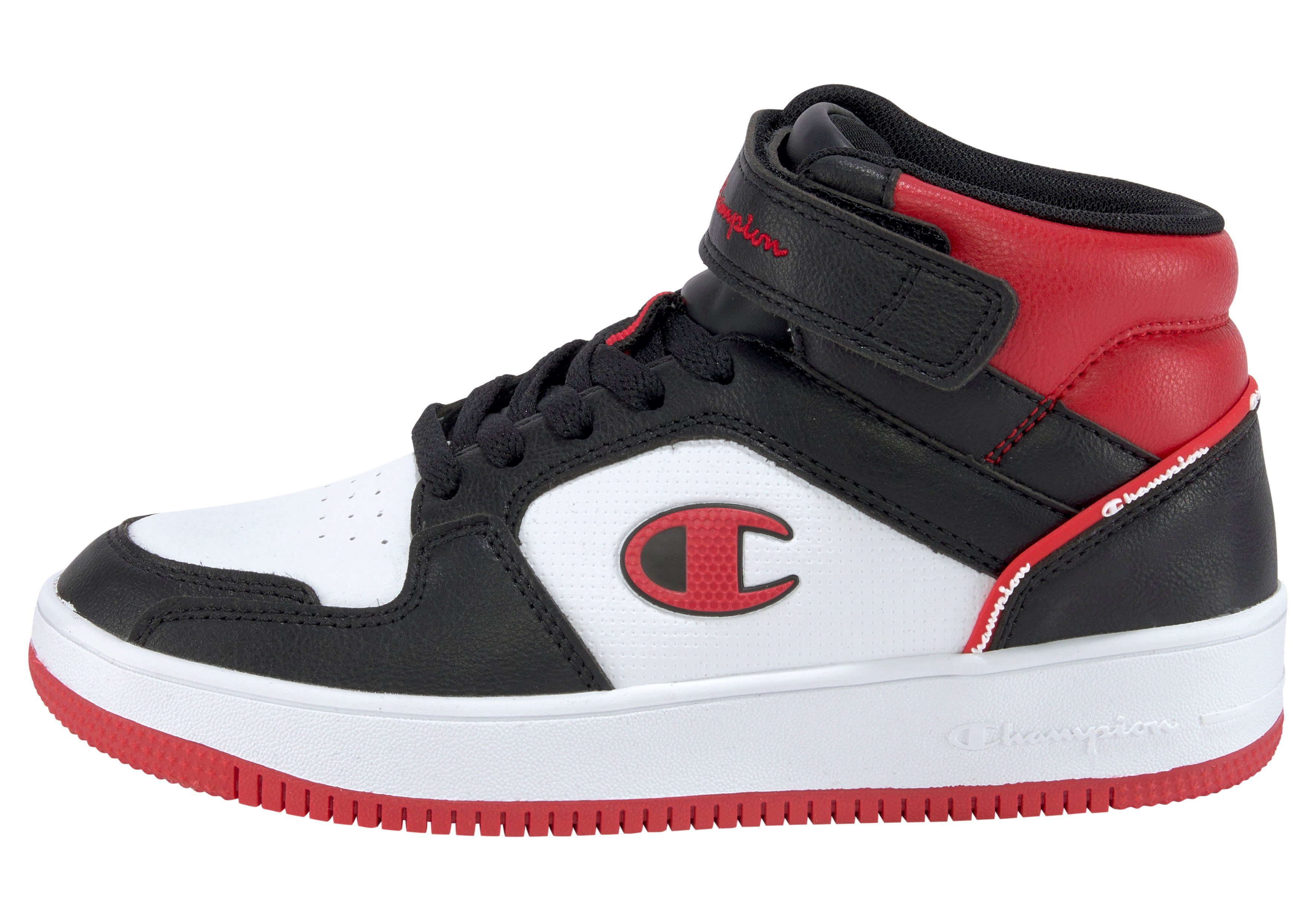 Champion Sneaker 2.0 MID B REBOUND GS schwarz-rot