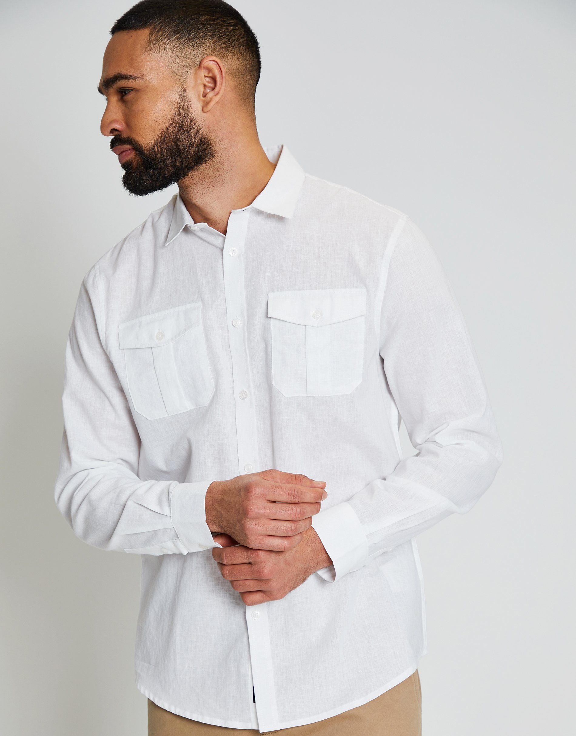 Threadbare Langarmhemd THB Shirt L/Slv Collins | Freizeithemden