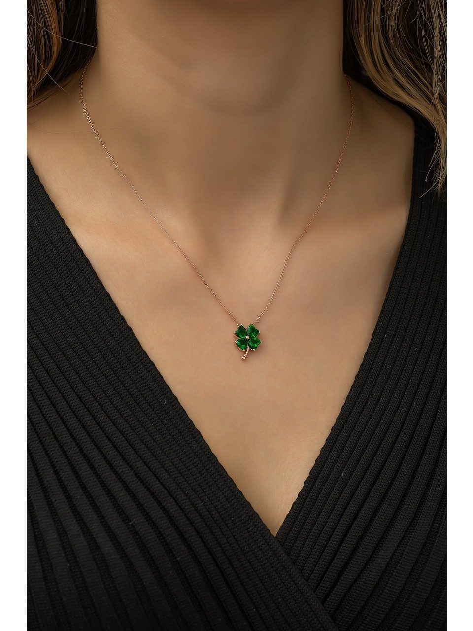 Nisan Ohrring-Set, 925 Sterling Silber Kleeblatt-Kette günstig online kaufen