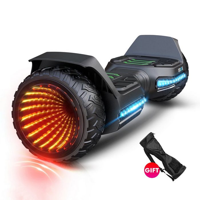 Gyroor Balance Scooter G5T 16 00 km/h Tunnellicht Offroad Hoverboard Bluetooth Musiklautsprecher 600W 6"Zoll