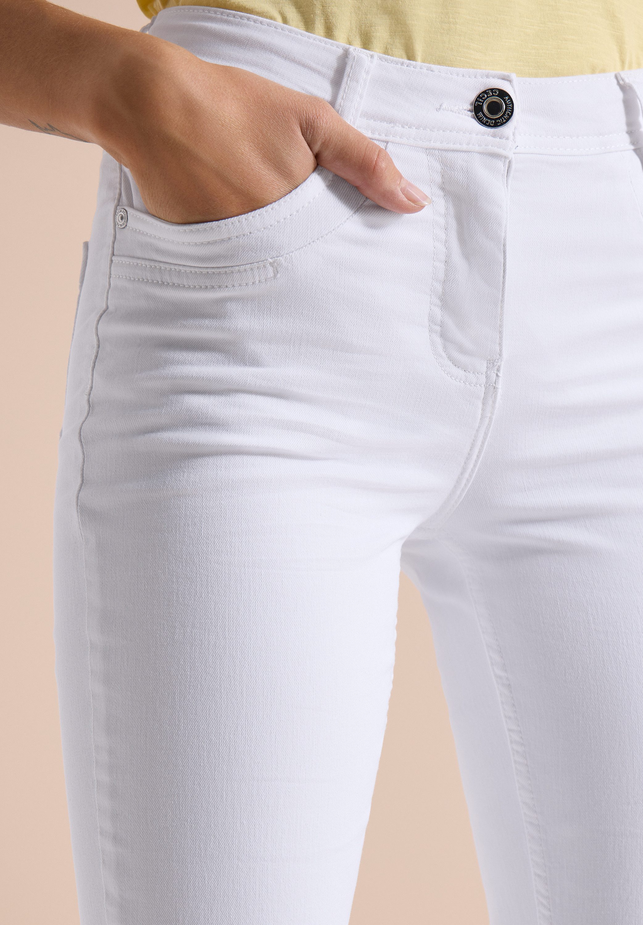 CECIL Caprijeans Style Toronto 3/4 Capri- Jeans im Slim Fit
