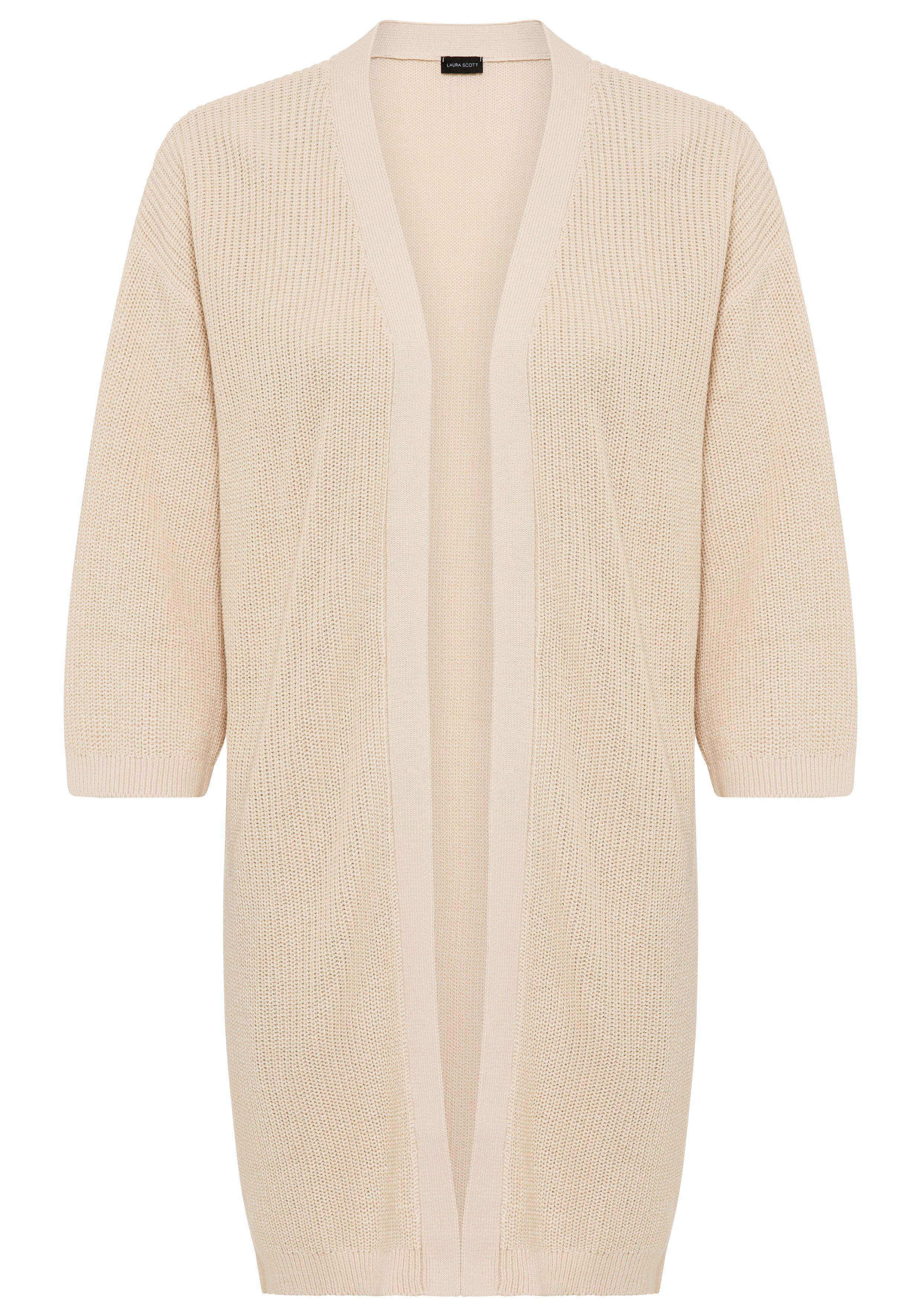 Strickjacke aus luftig-lockerem Sommerstrick