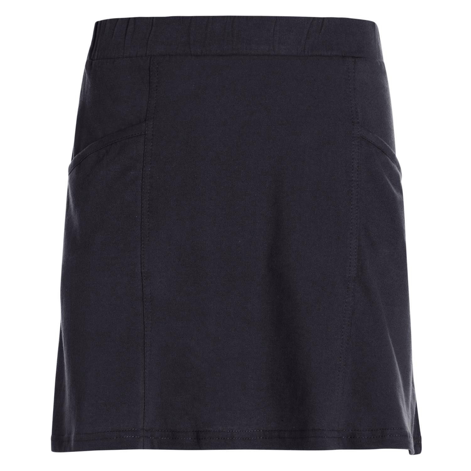 Vishes Minirock Kurzer Damen Basic-Rock Mini-Rock Baumwoll-Rock Einfarbig Schlicht Elfen, Hippie, Ethno Style