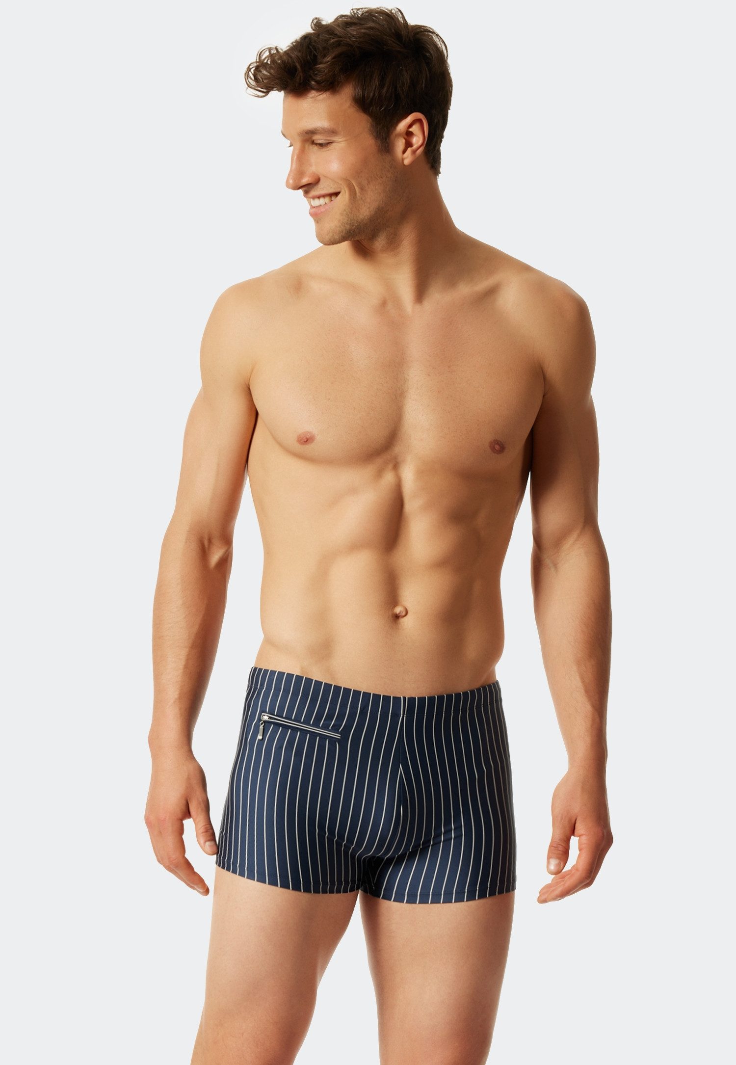 Schiesser Badehose "Nautical Casual" mit weißen günstig online kaufen