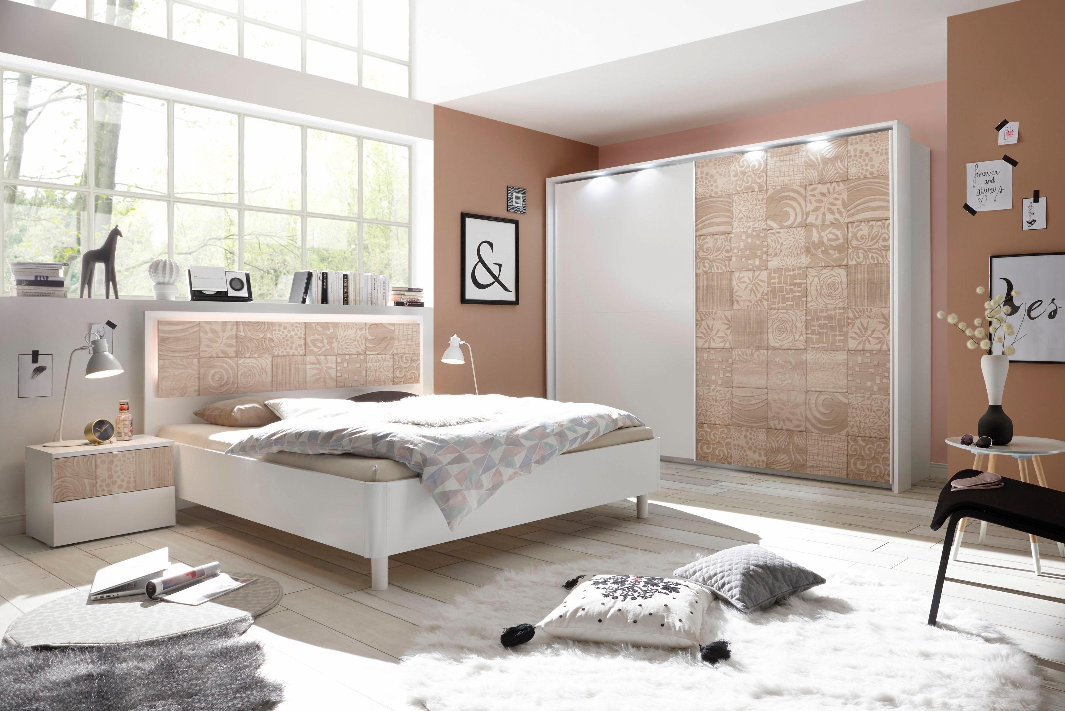 Lc Schlafzimmer Set Miro Set 4 St Set Aus Schrank Bett Und 2 Nachttischen Online Kaufen Otto