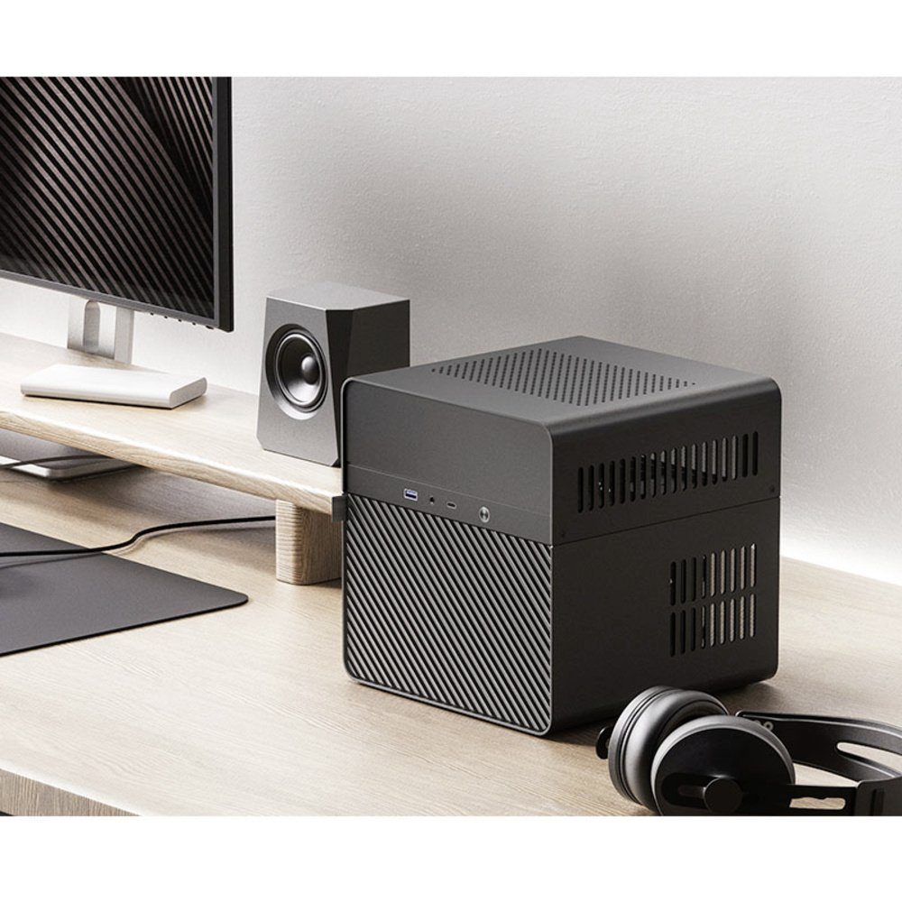 Jonsbo PC-Gehäuse Jonsbo N2 Mini-Tower PC-Gehäuse, Gaming-Gehäuse Schwarz