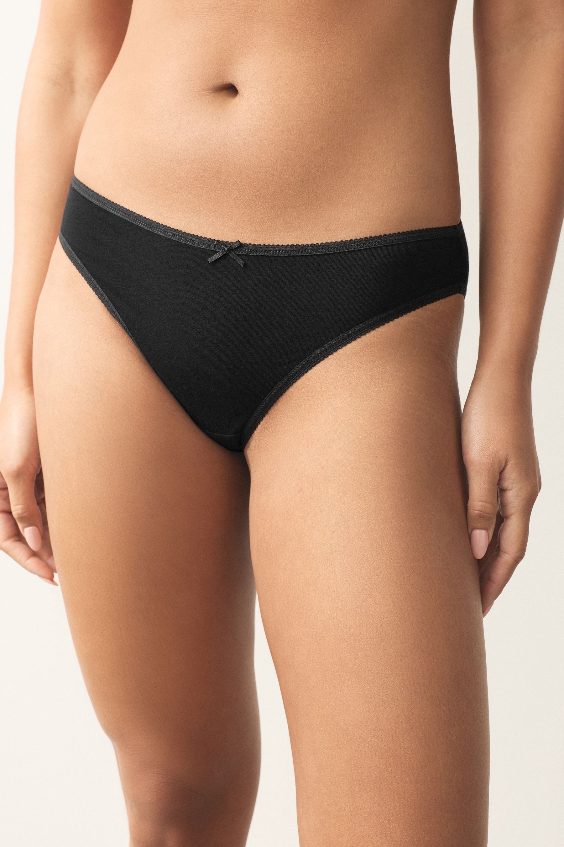 Next Slip 10er-Pack Baumwoll-Slips, hohes Bein, Maxi (10-St)