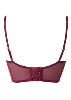 Gossard Longline-BH Encore Push-Up Longline BH Bordeaux 70 F (Longline BH, 1-tlg., glatte Spitze)