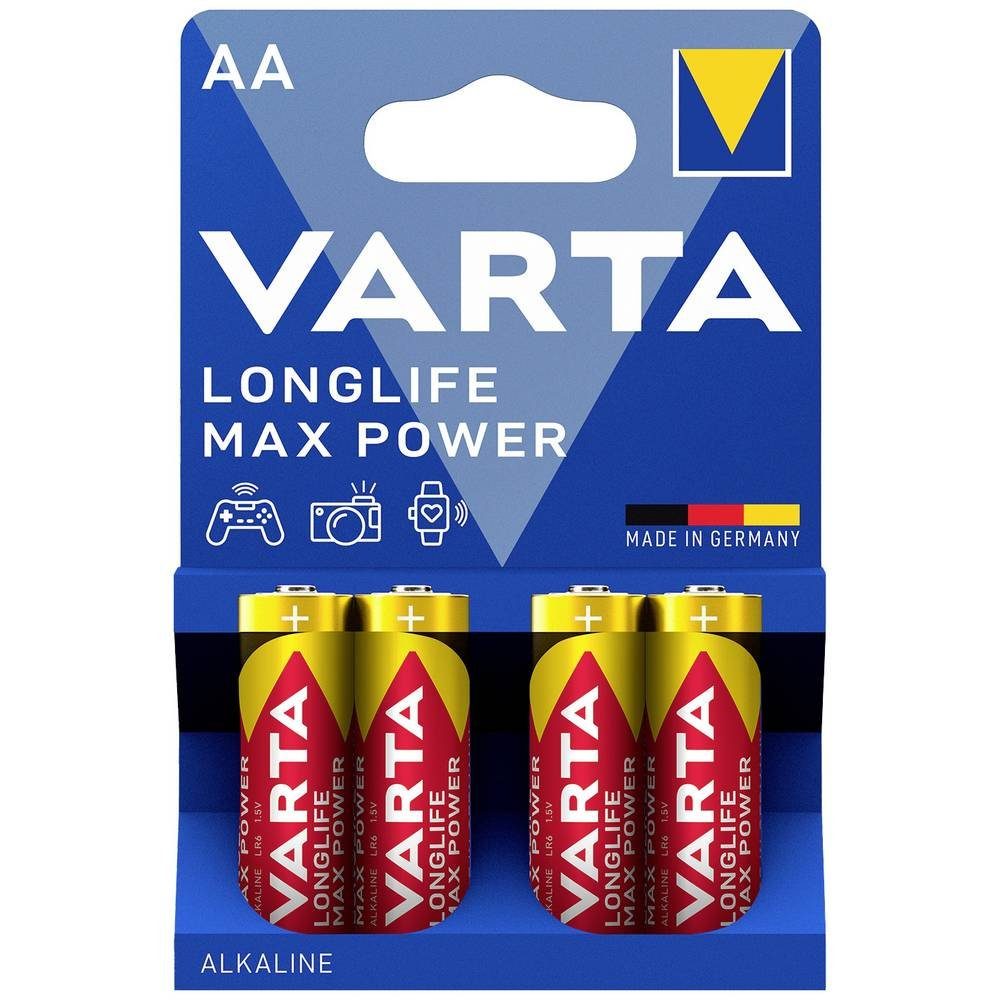 VARTA LONGLIFE Max Power AA Blister 4 Akku
