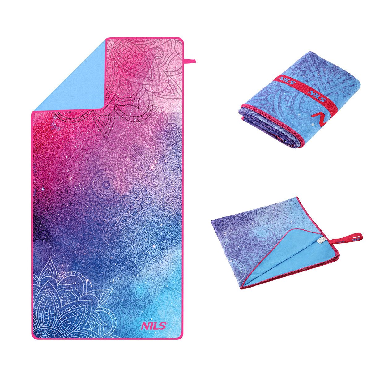 Nils Handtuch Mikrofaserhandtuch Campinghandtuch Strandtuch Mandala günstig online kaufen