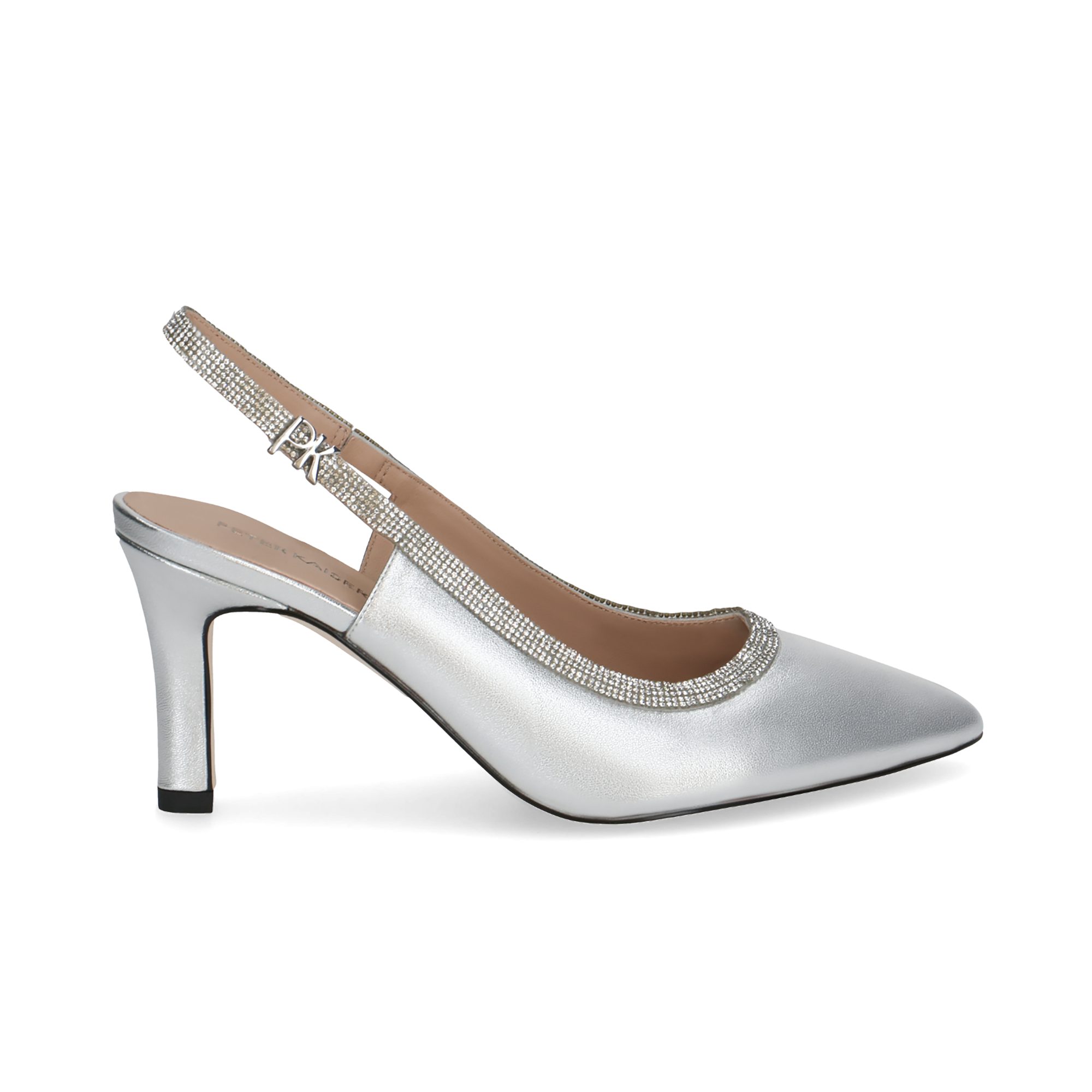 Peter Kaiser Peter Kaiser 79641 941, Peeptoes & Slingpumps, Silber, Damen Peeptoepumps