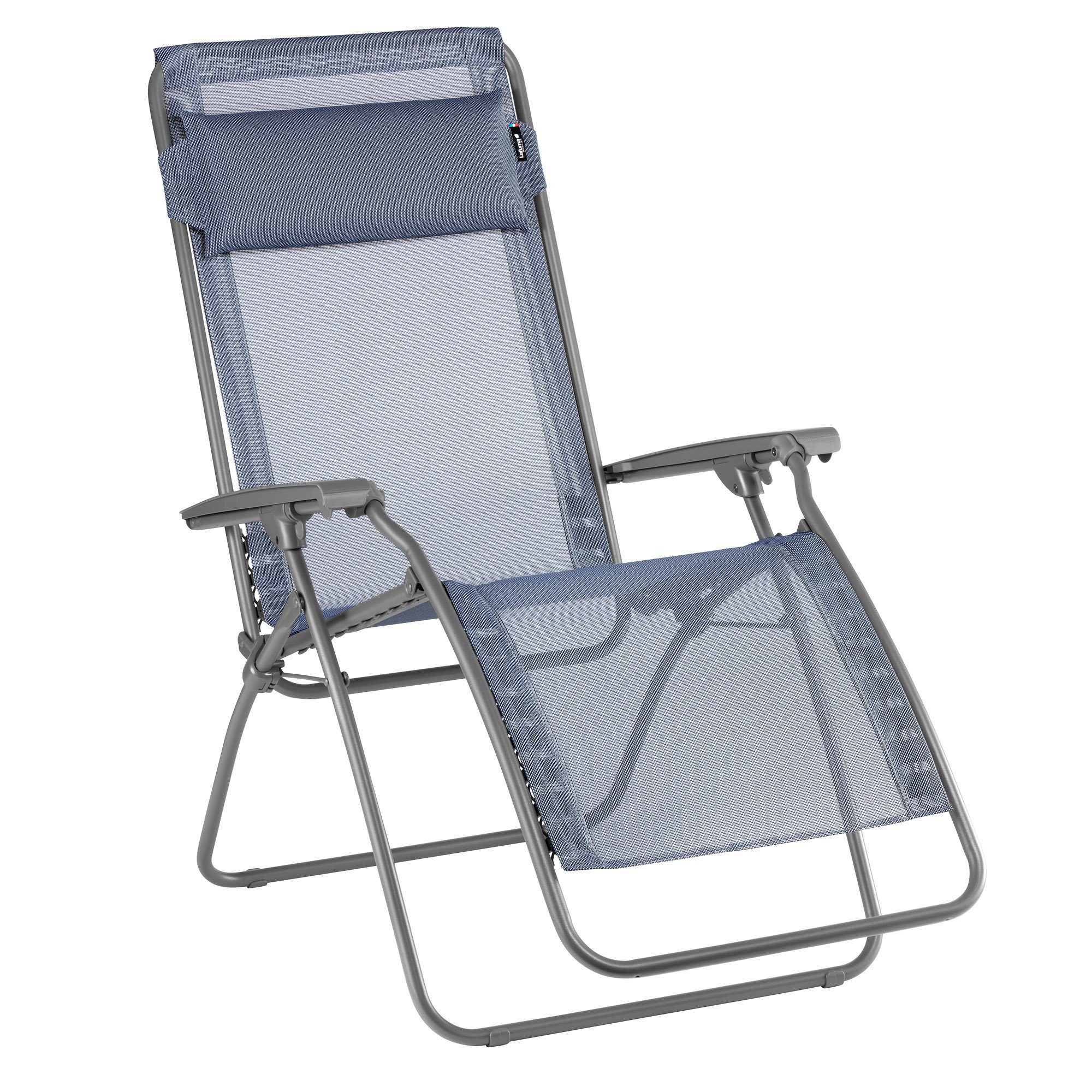 Lafuma Relaxliege Lafuma Relax Sessel Liege R-Clip Batyline Iso Ocean II blau