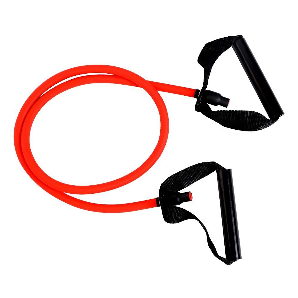 Sport-Thieme Stretchband Fitness-Tube Safety, Inkl. Reißfester Kordel Rot, extra stark