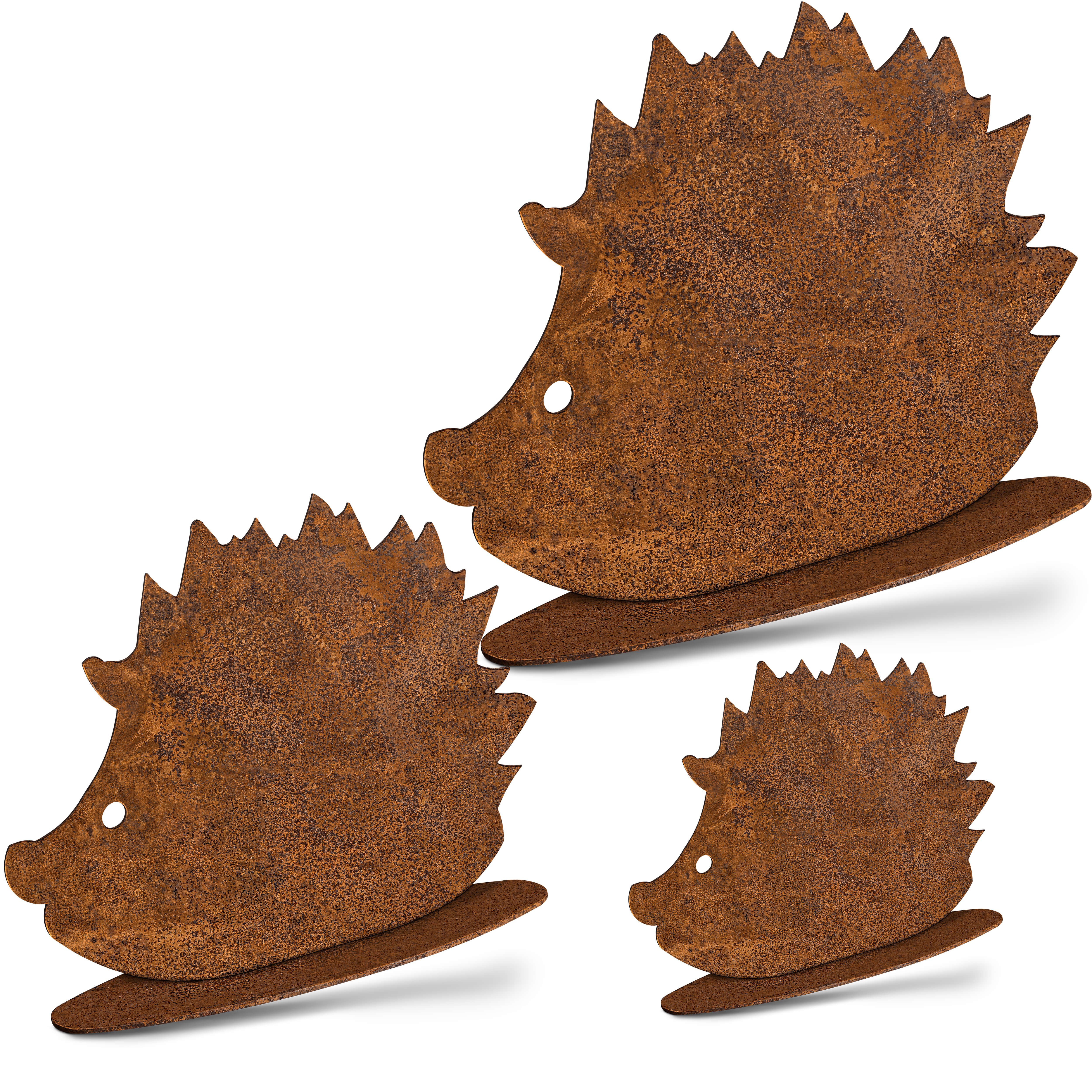 Rostikal Dekofigur Deko Set Igel Gartendeko günstig online kaufen