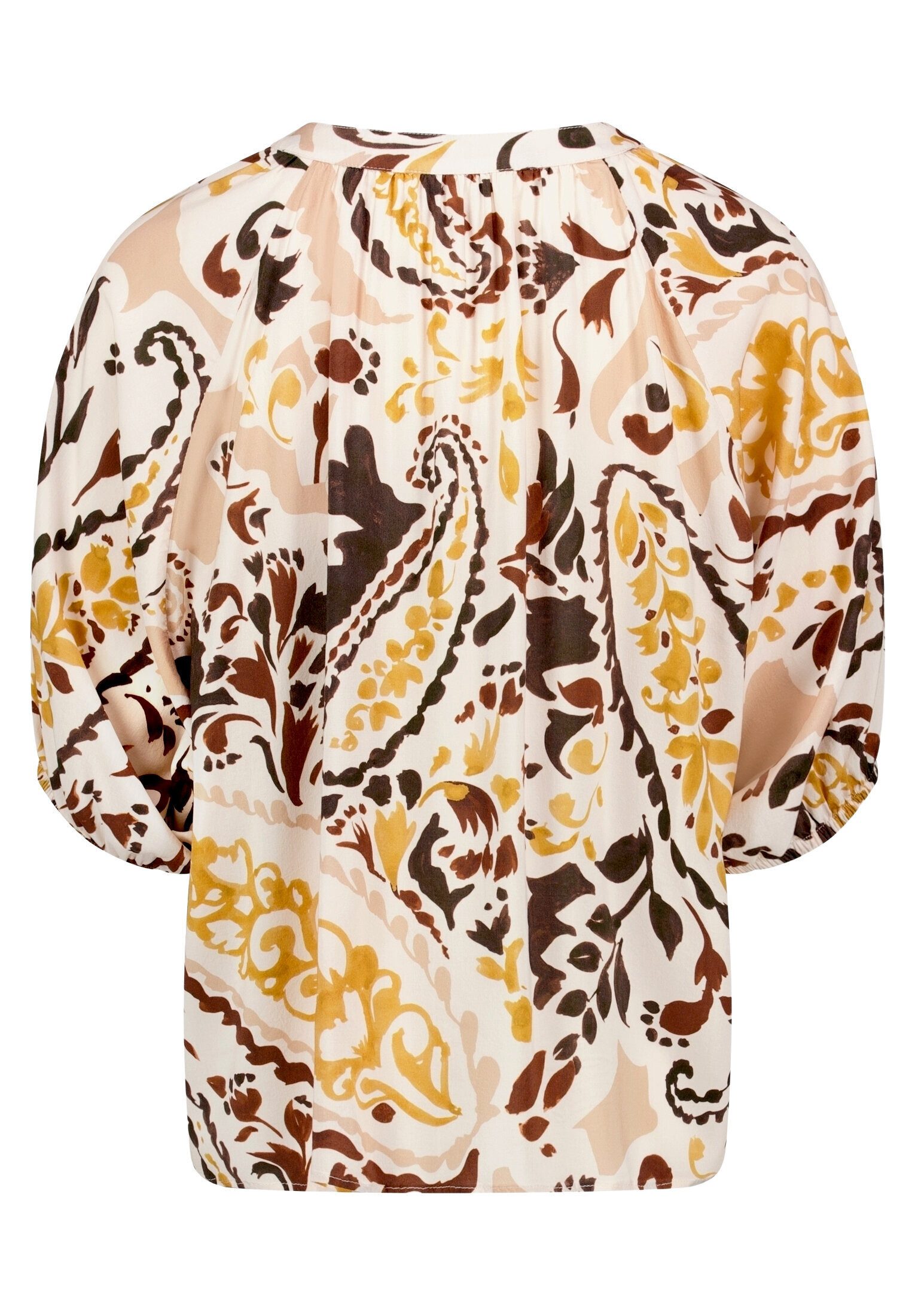 Cartoon Schlupfbluse Damen mit Raffung