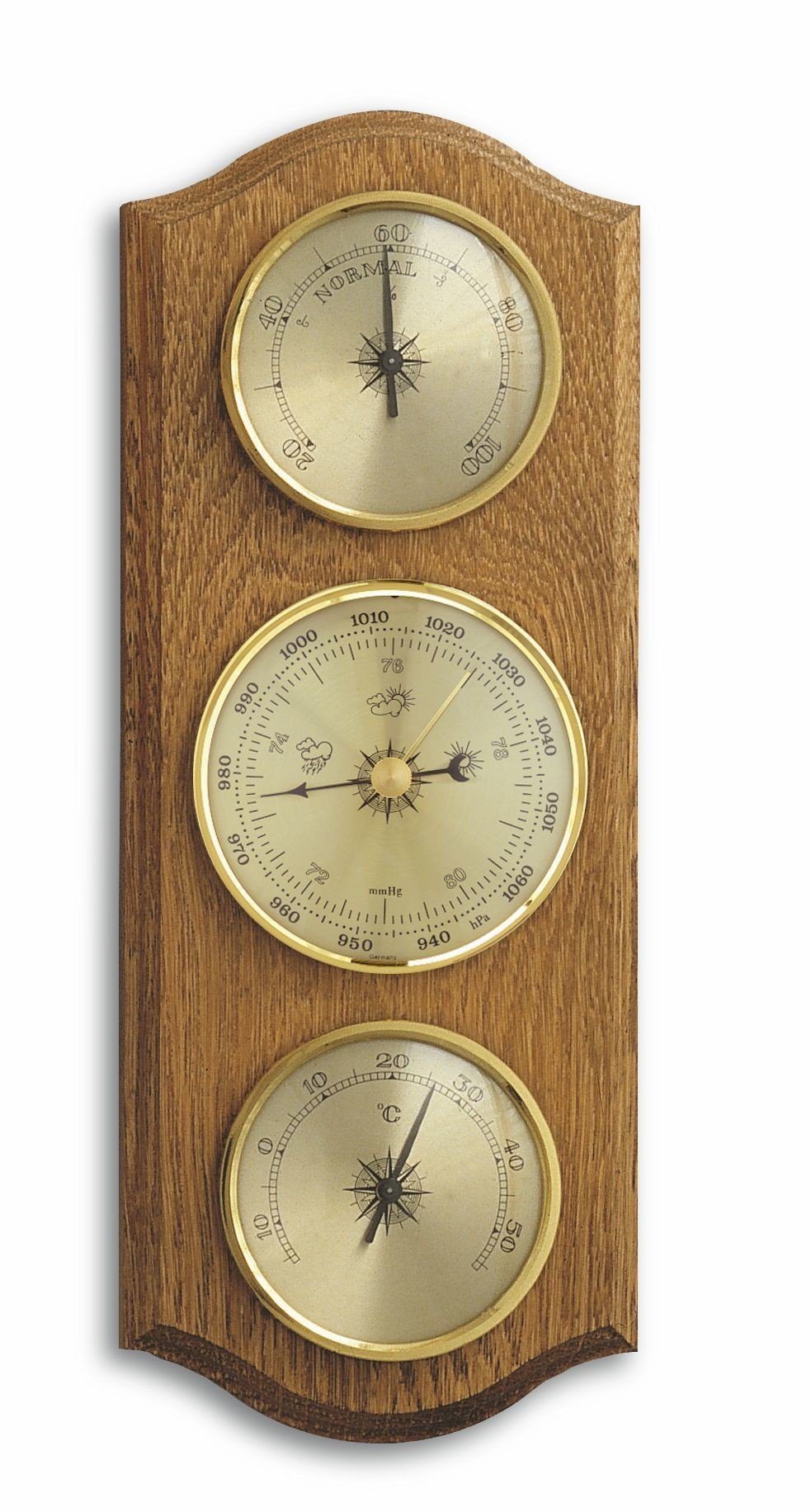 TFA Dostmann »TFA 20.1000 Analog aus Massivholz mit Thermometer Hygrometer  Barometer« Wetterstation online kaufen | OTTO