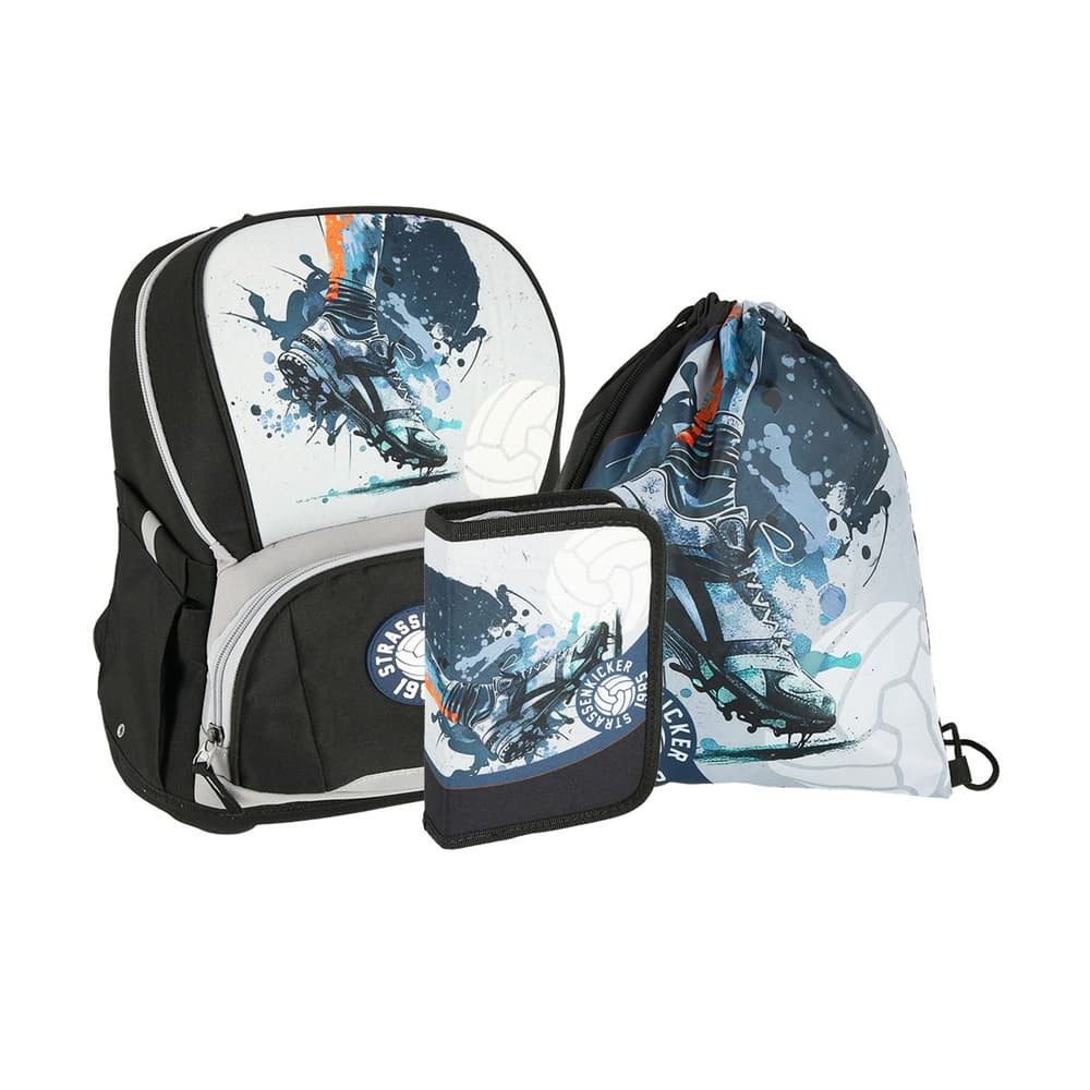 MICA Schulranzen Strassenkicker - Schulranzen-Set - 4-teilig
