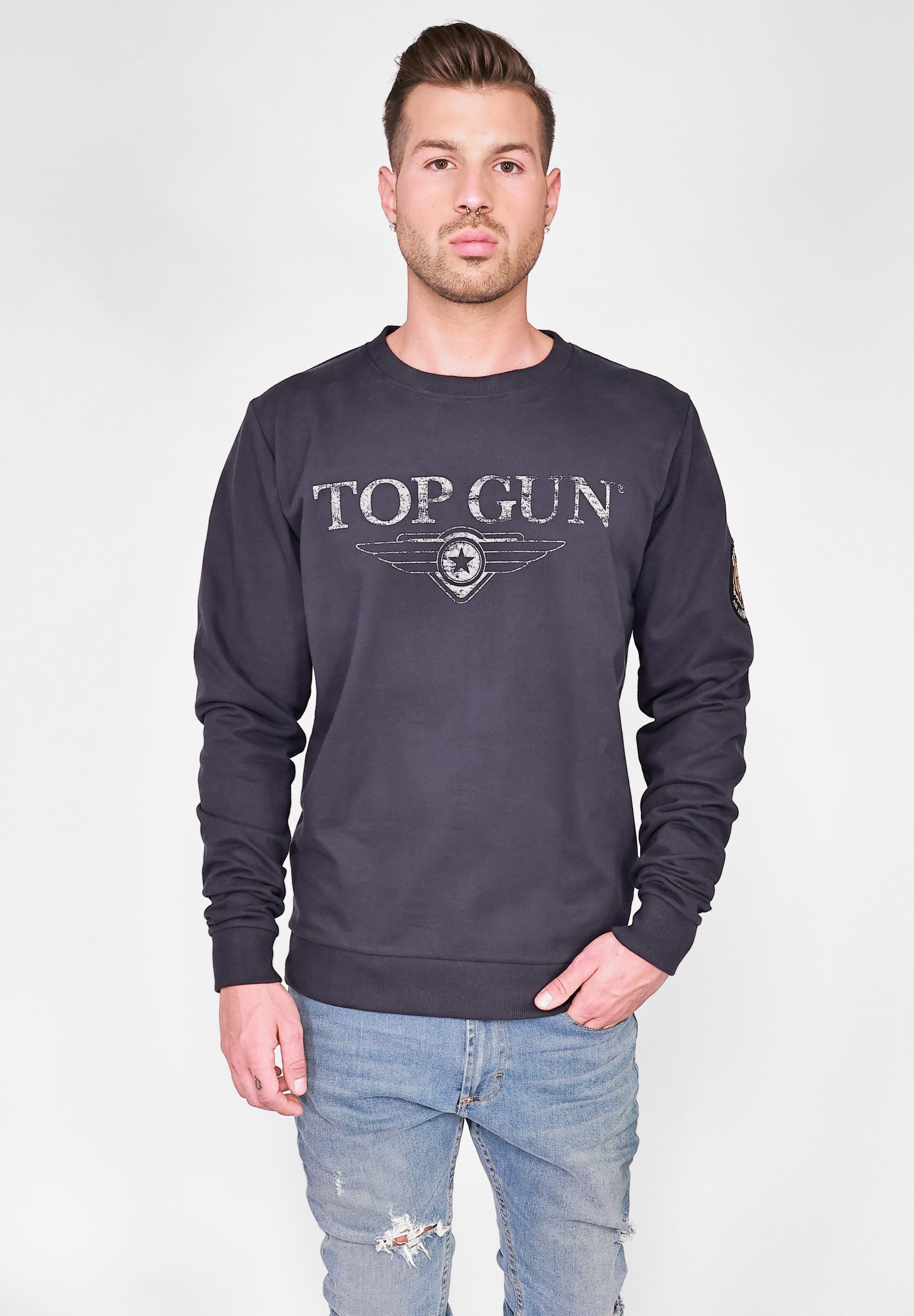 TOP GUN Sweater TG20213005 navy