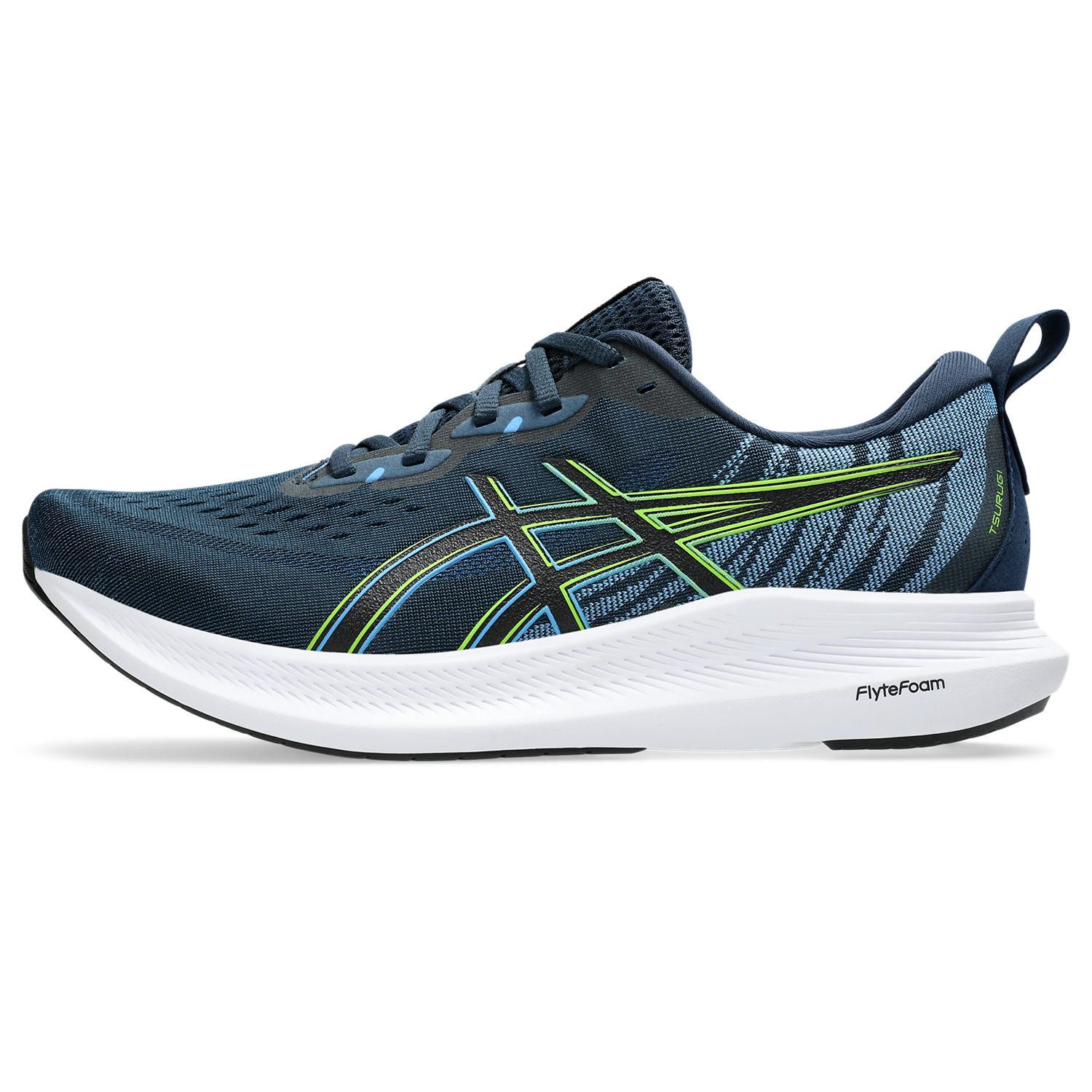 Asics TSURUGI FRENCH BLUE/ELECTRIC LIME Laufschuh günstig online kaufen