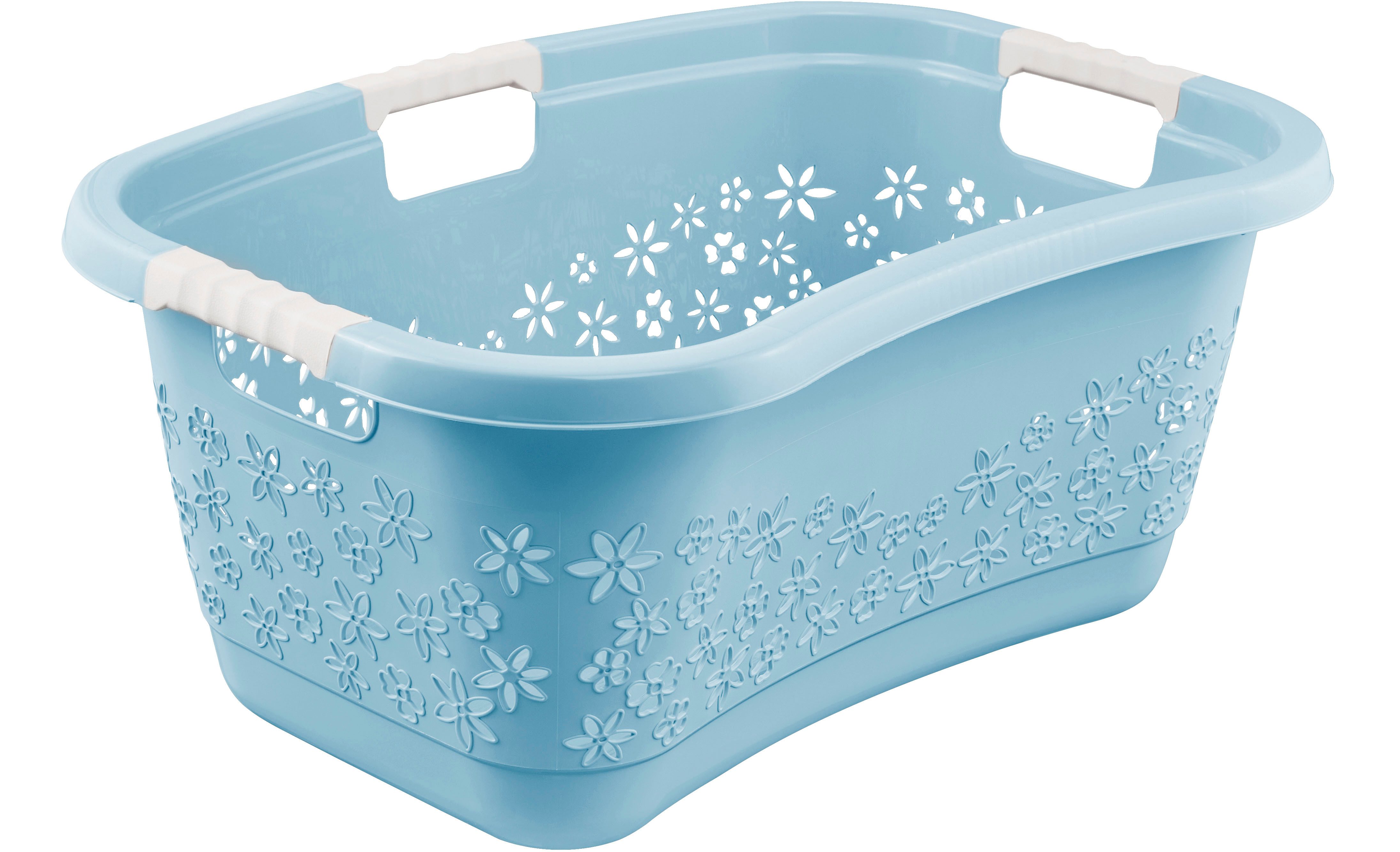 keeeper Wäschekorb lasse, ergonomisch, mit Softgriffen, 65 x 45 x 28 cm, 50 günstig online kaufen