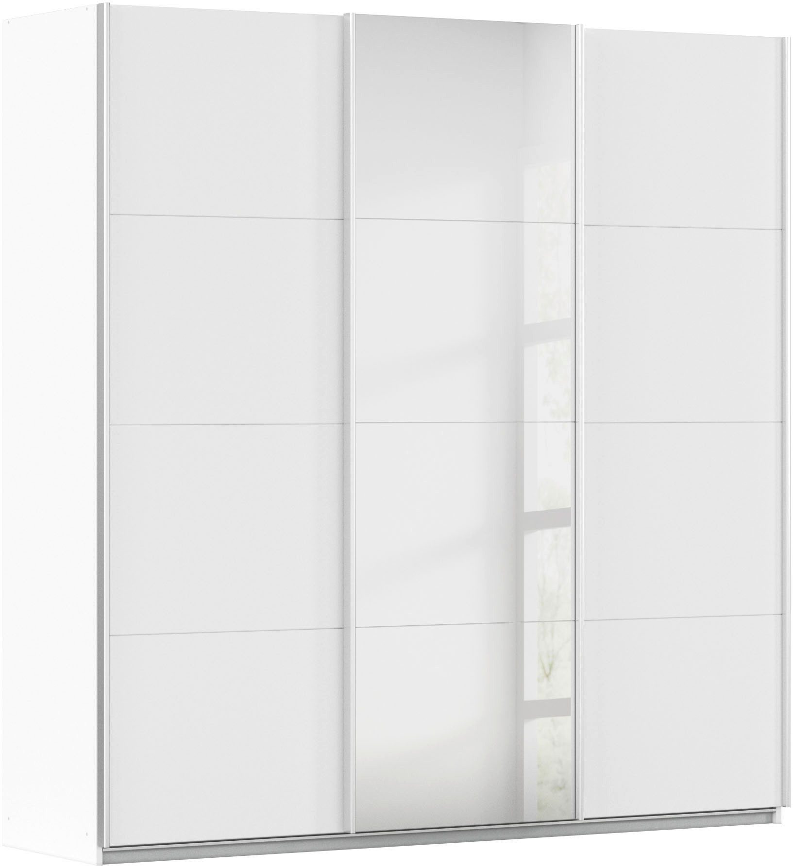 Schwebetürenschrank Kleiderschrank Schrank Garderobe CORTONA inkl. Inneneinteilung