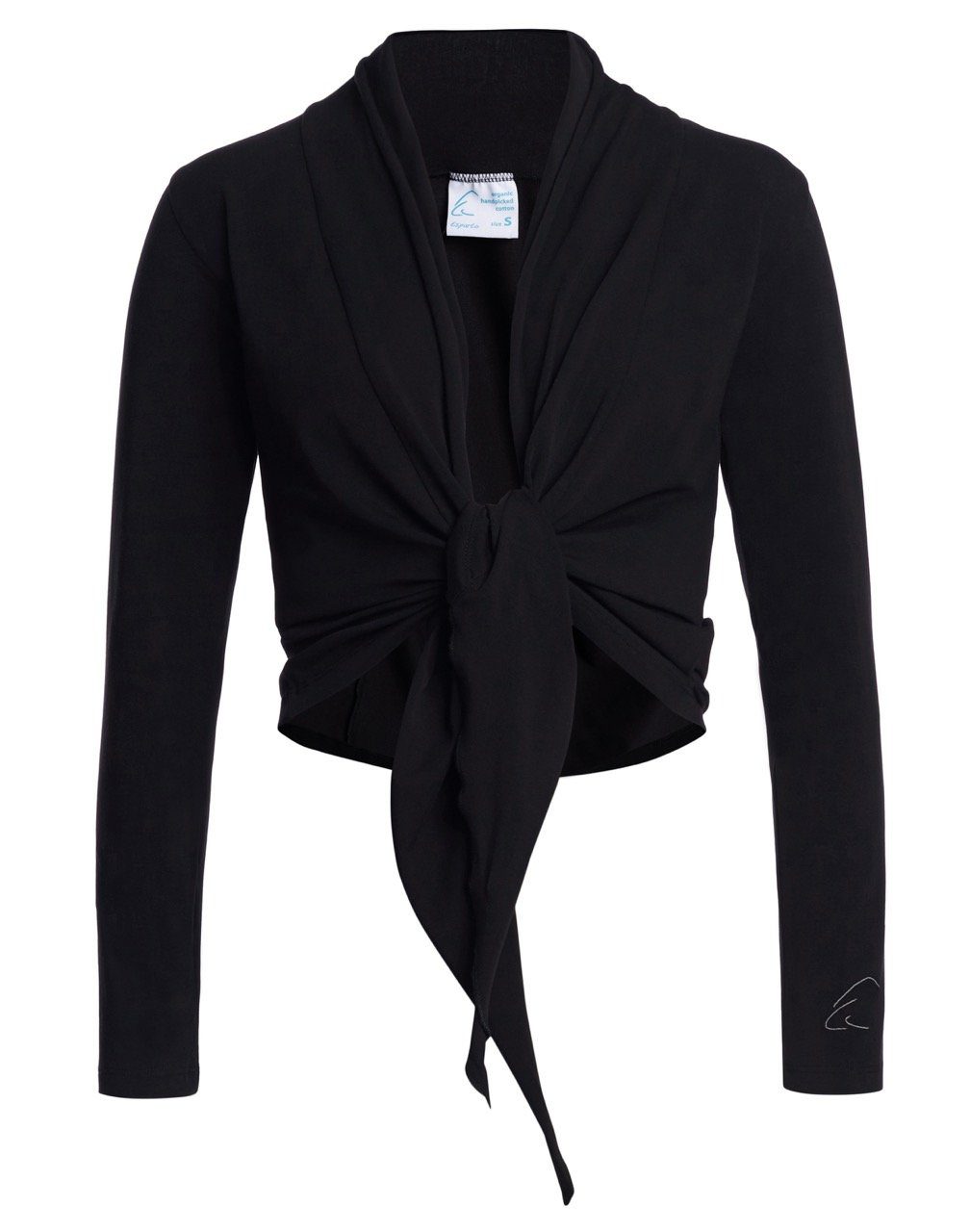 ESPARTO Yoga-Wickeljacke Wickelshirt Dhaara in Bio-Baumwolle günstig online kaufen