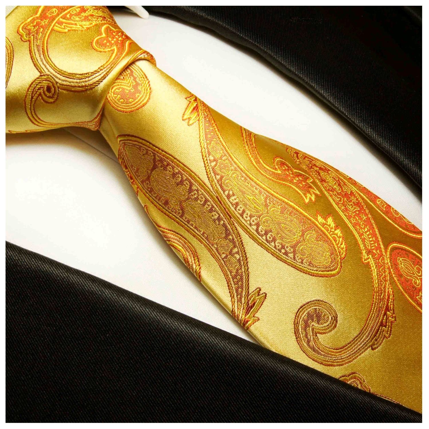 Paul Malone Krawatte Elegante Seidenkrawatte Herren Schlips paisley brokat günstig online kaufen