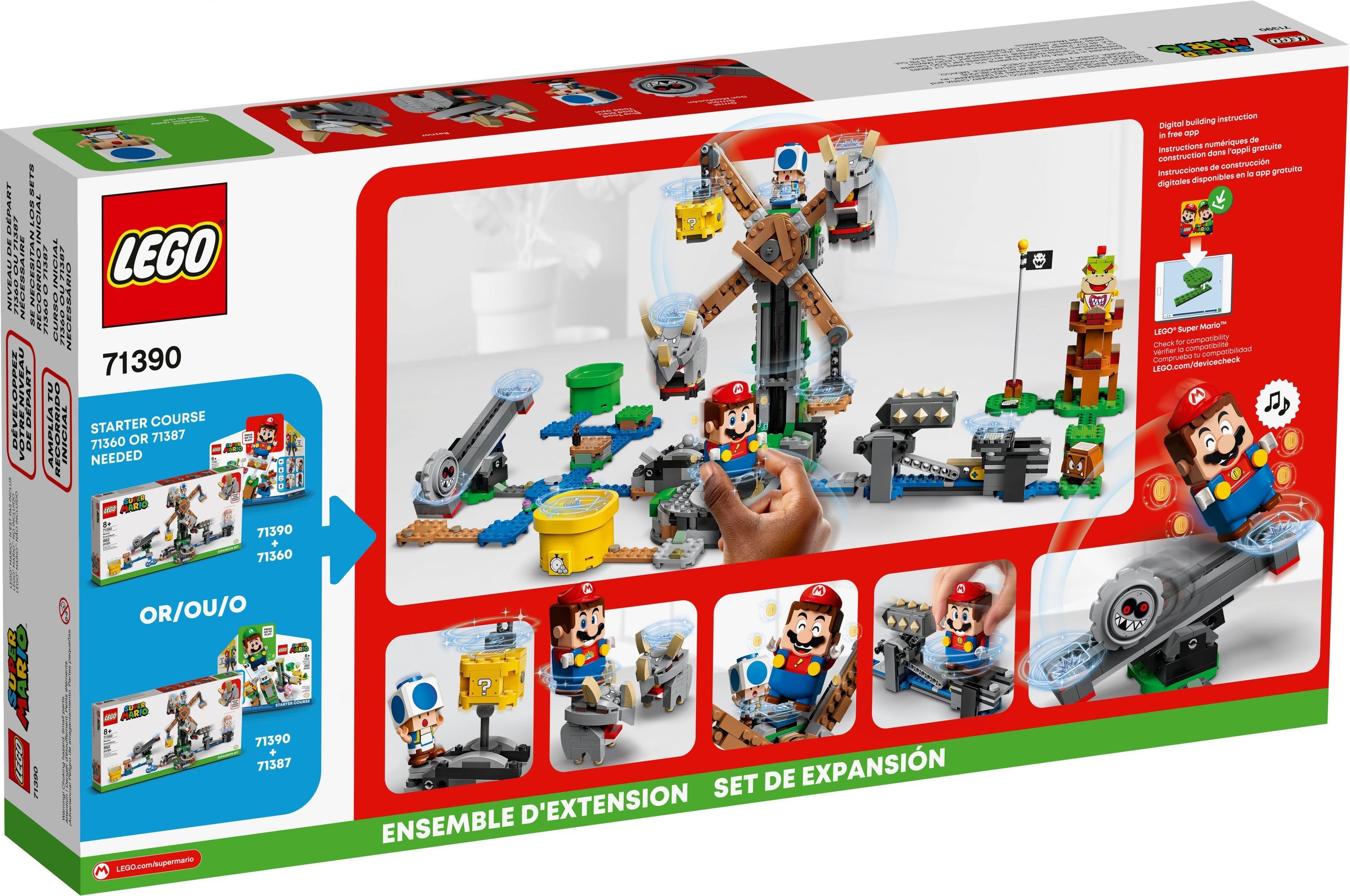 862 - St) (Set, – LEGO® Absturz Mario™ Super LEGO® Konstruktionsspielsteine Erweiterungsset, Reznors