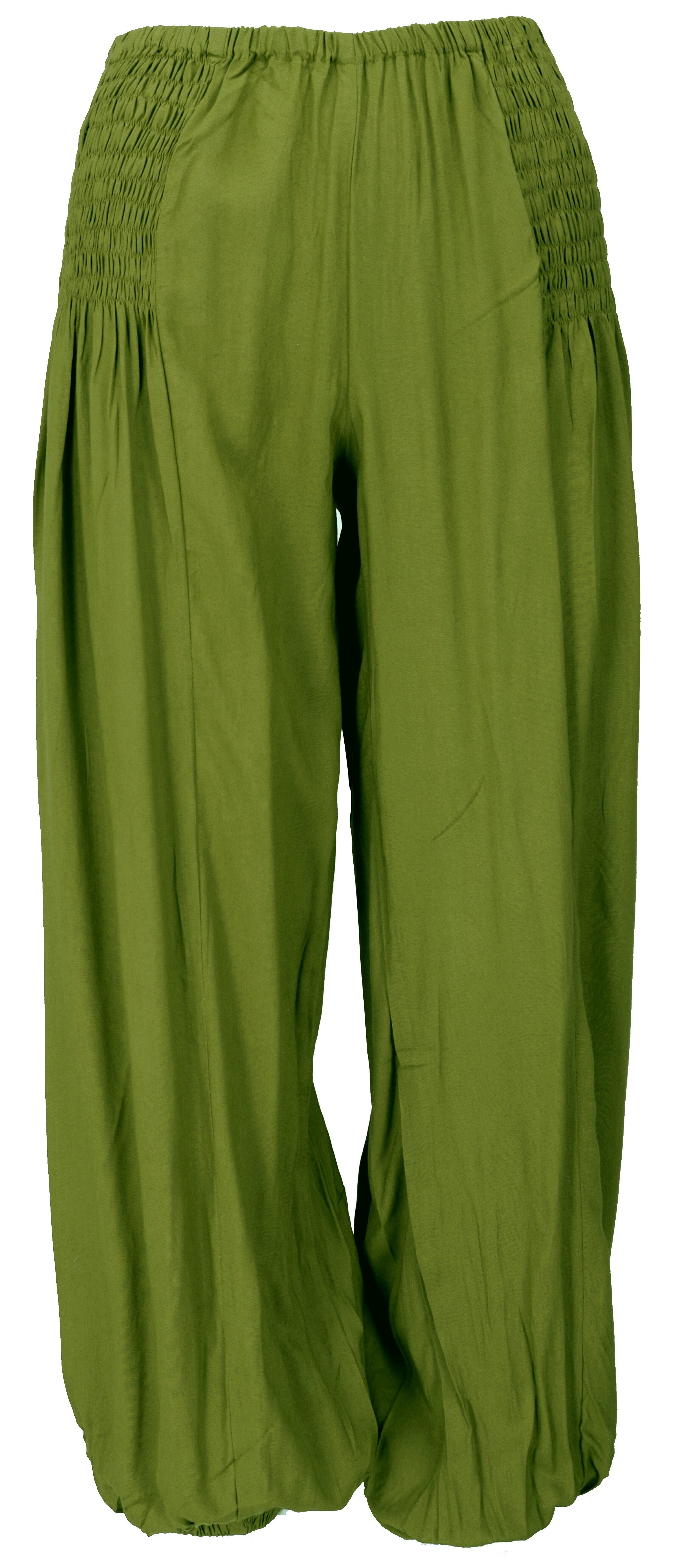 Guru-Shop Relaxhose Luftige Muckhose, Boho Pluderhose, günstig online kaufen