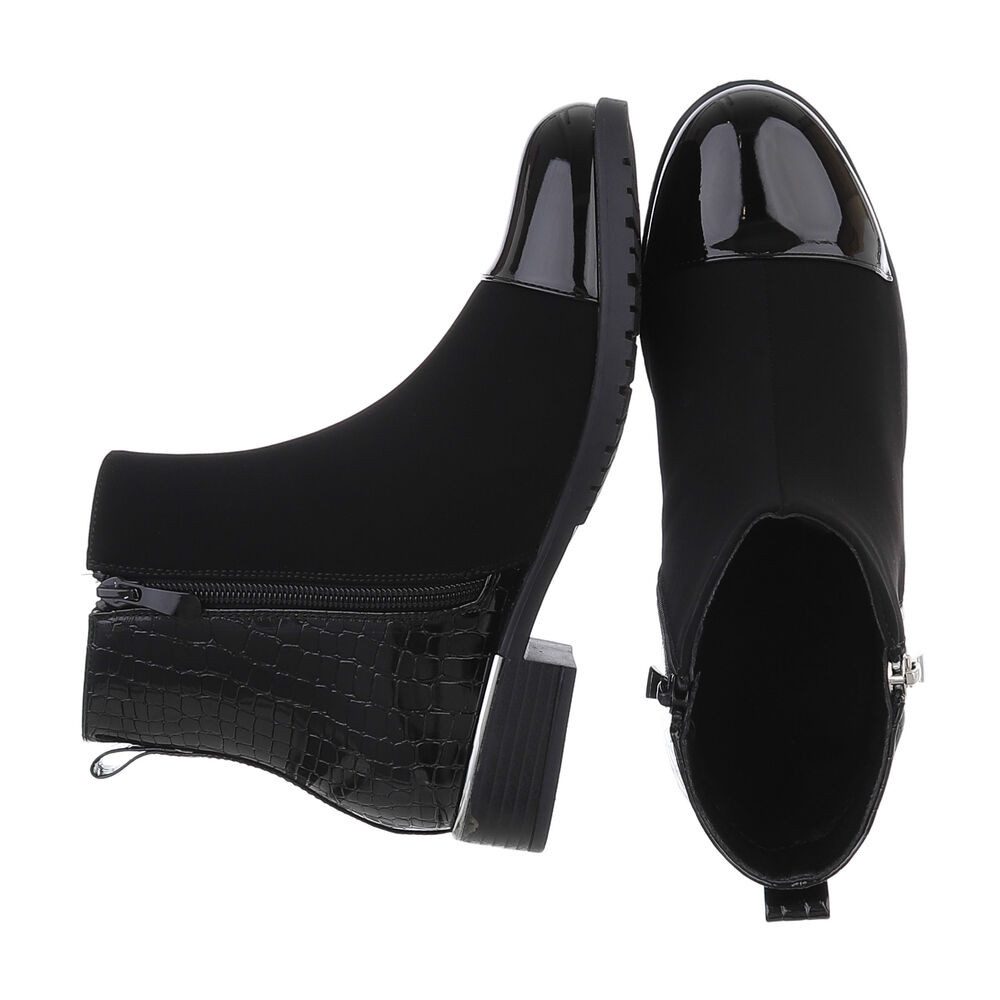 Ital-Design Damen Elegant Stiefelette (87417723) Blockabsatz Flache Stiefel günstig online kaufen