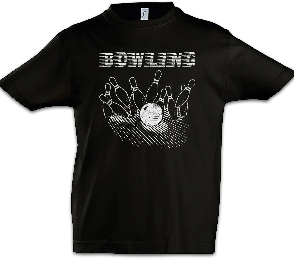 Print-Shirt Speed Bowling Kinder T-Shirt Wesley Crushers Team Lets TNG Star Bowl