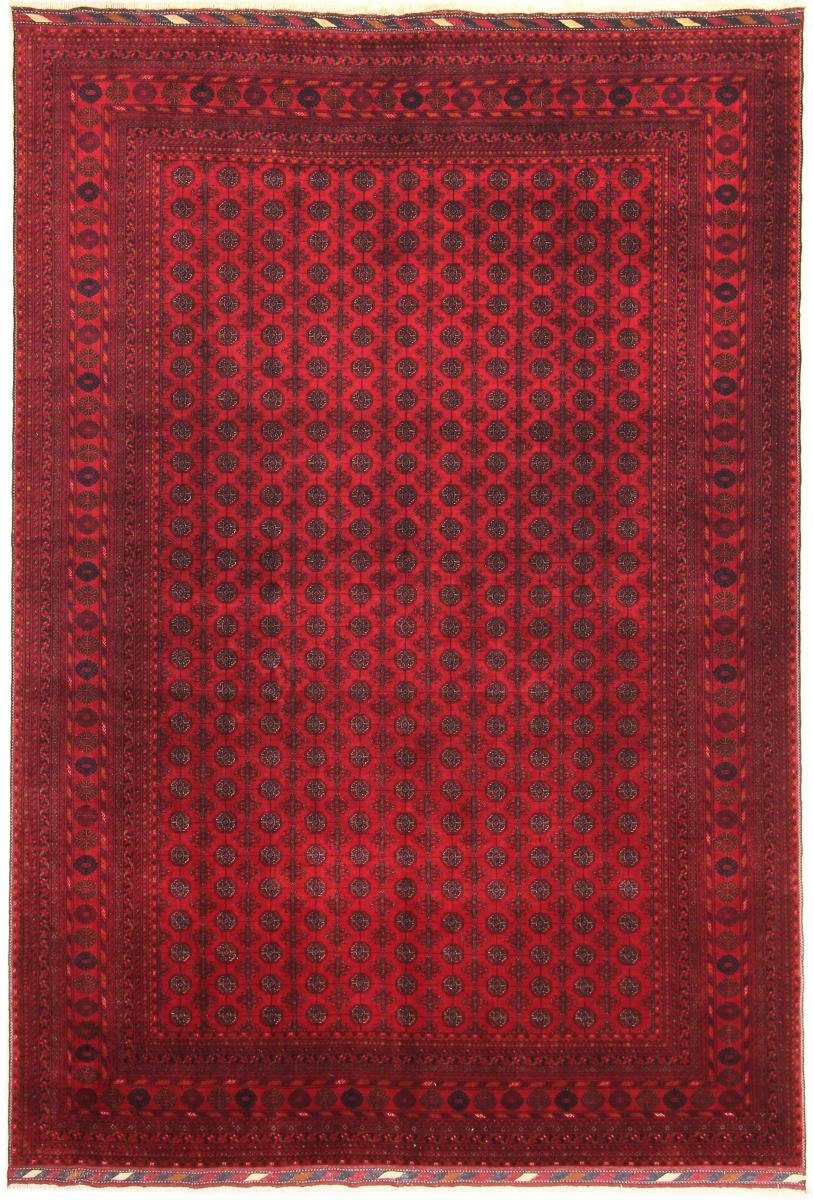 Orientteppich Afghan Mauri 206x298 Handgeknüpfter Orientteppich, Nain Trading, rechteckig, Höhe: 6 mm