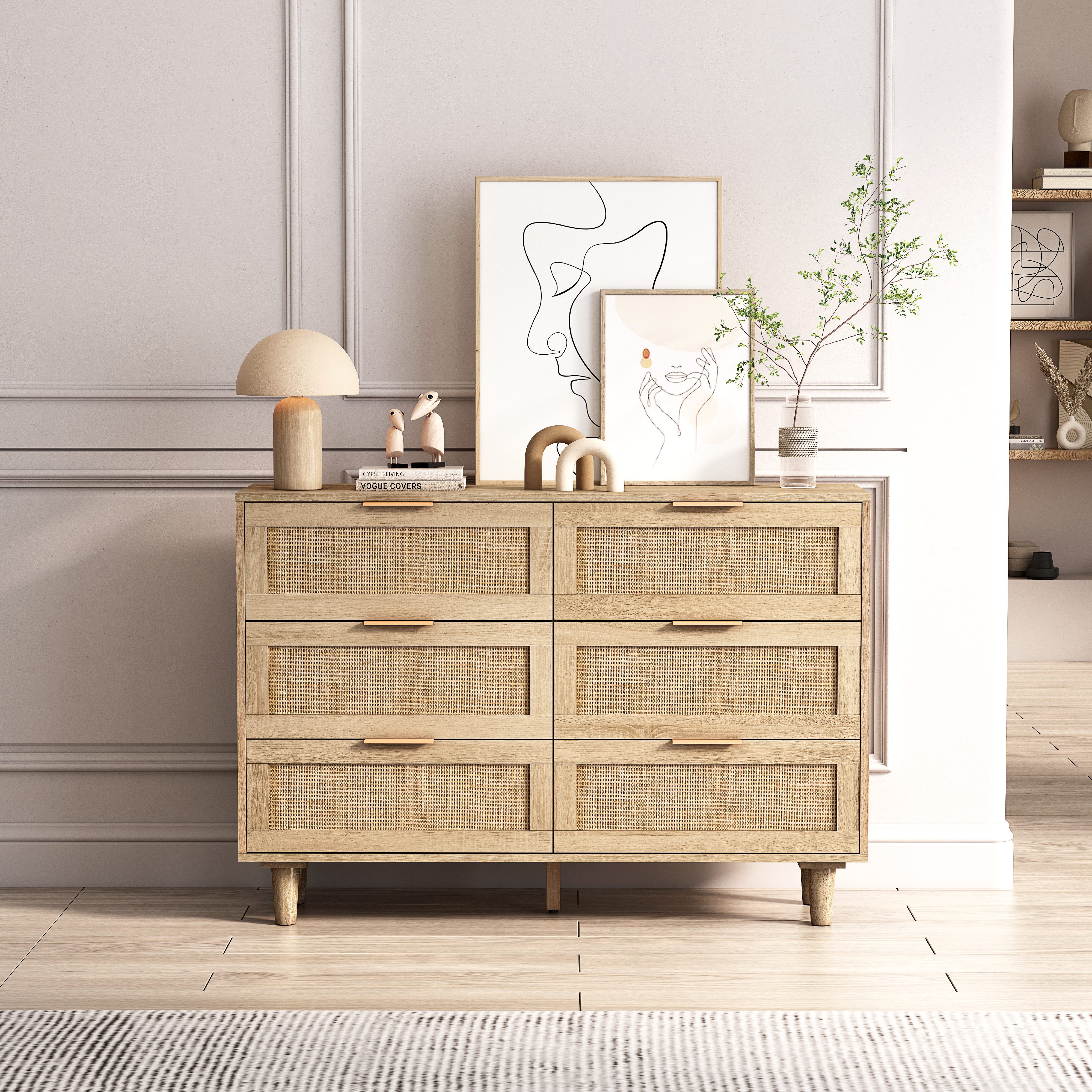 HAUSS SPOLE Sideboard 110cm Mehrzweckschrank Kommode günstig online kaufen