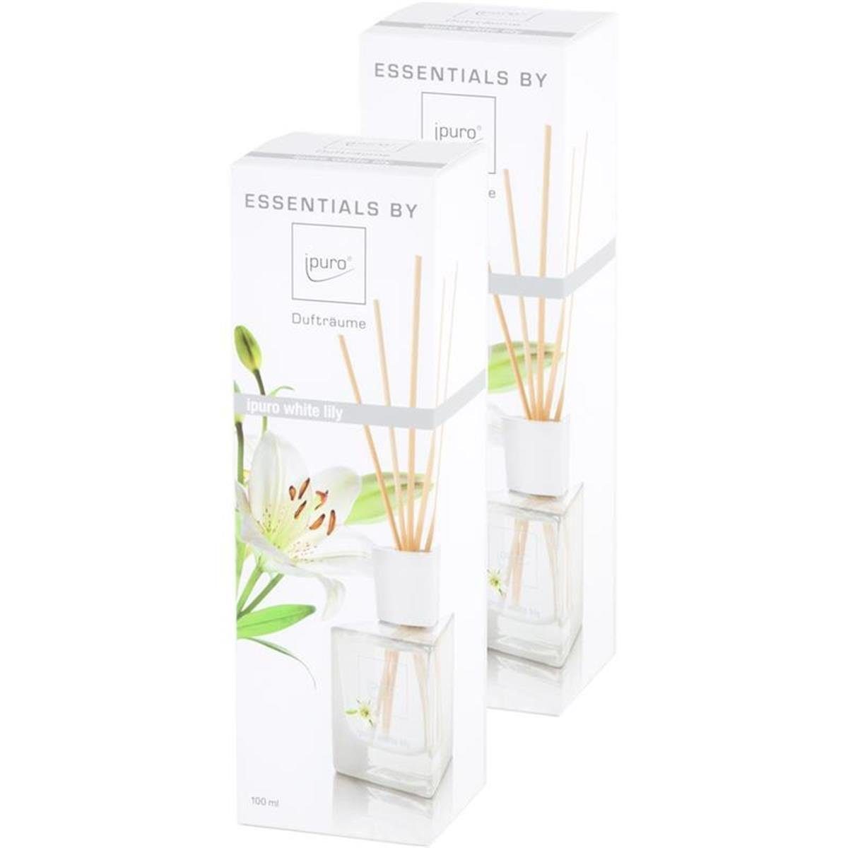IPURO Raumduft Essentials by Ipuro White Lily 100ml (2er Pack)
