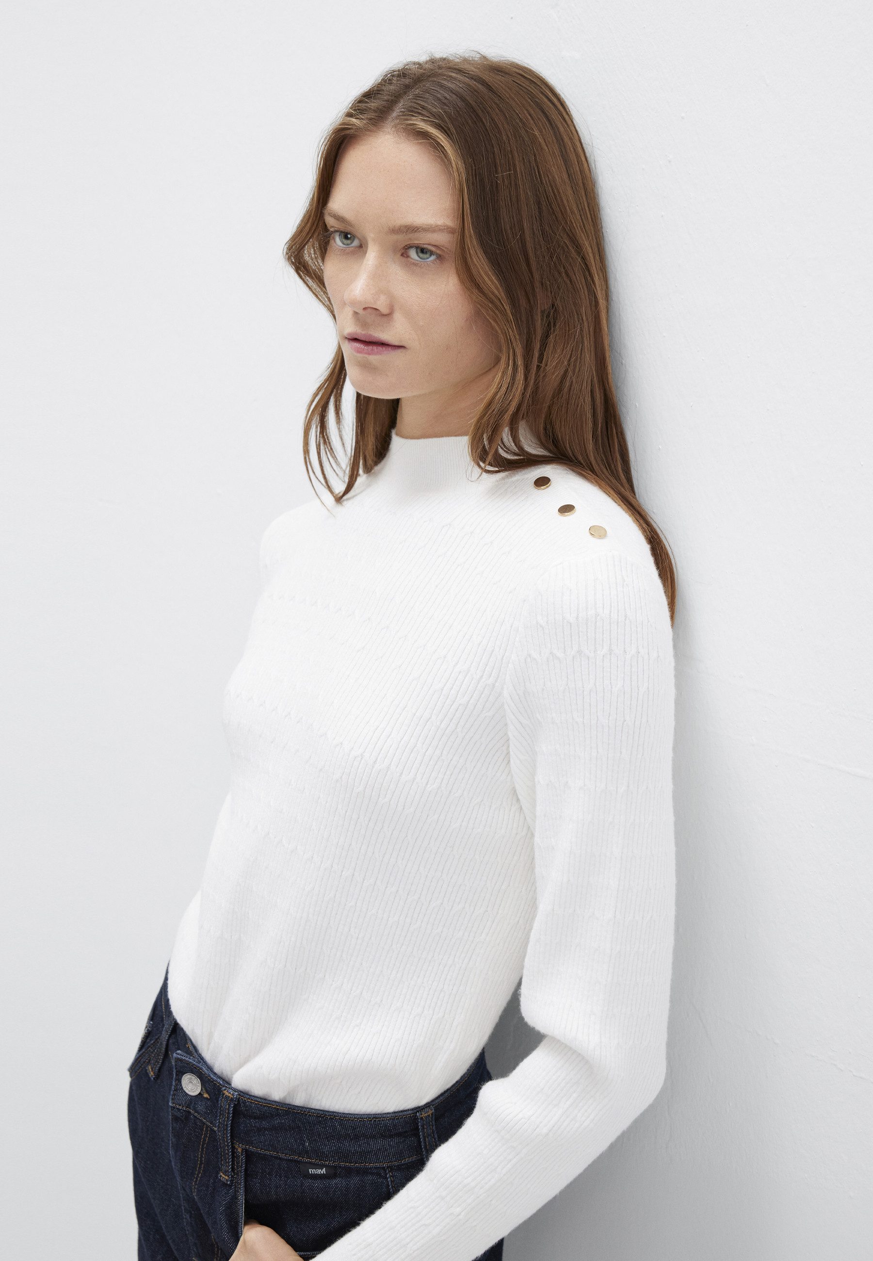 Mavi Strickpullover HIGH COLLAR SWEATER Pullover günstig online kaufen