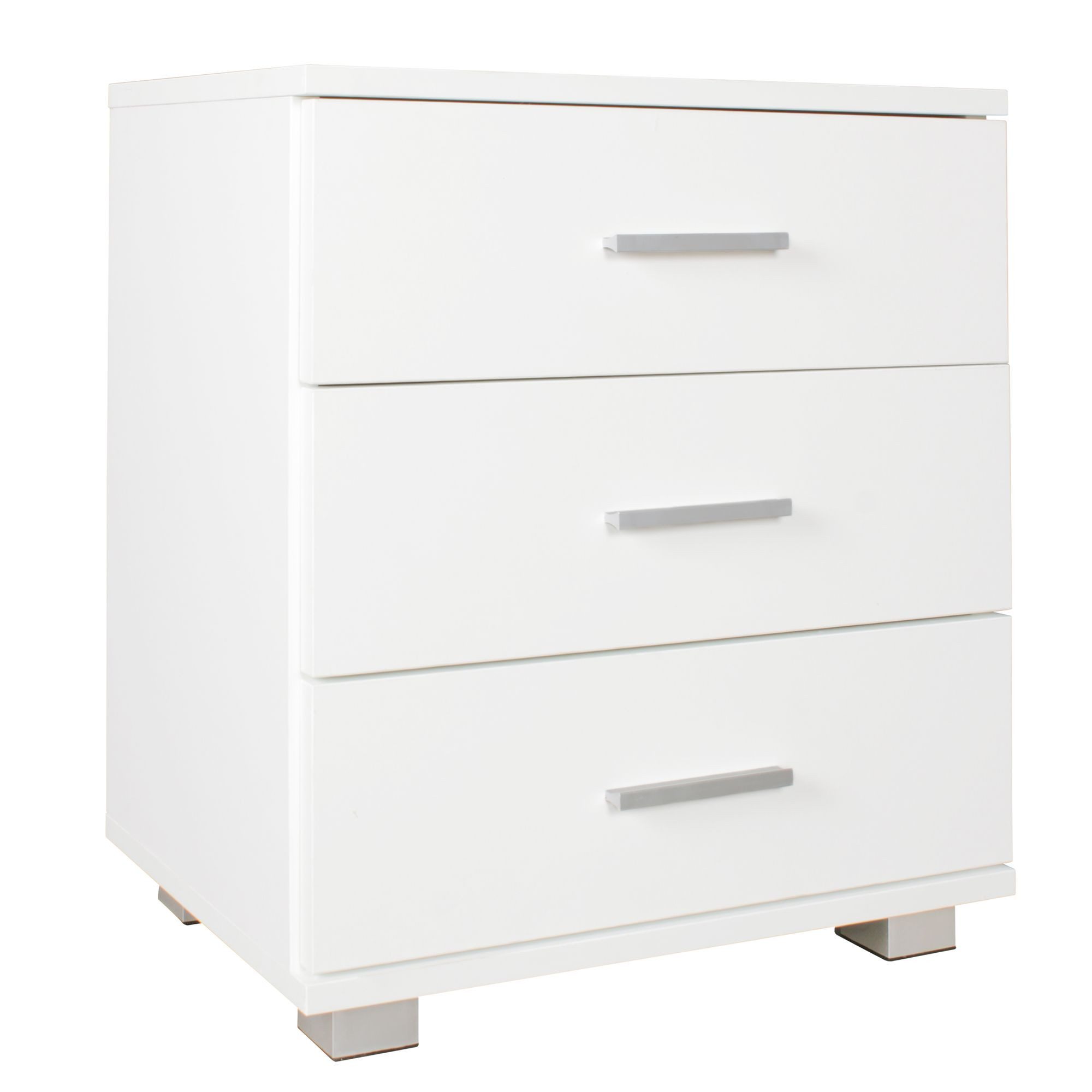 FINEBUY Nachtschrank SuVa7063_1 (Nachttisch mit 3 günstig online kaufen