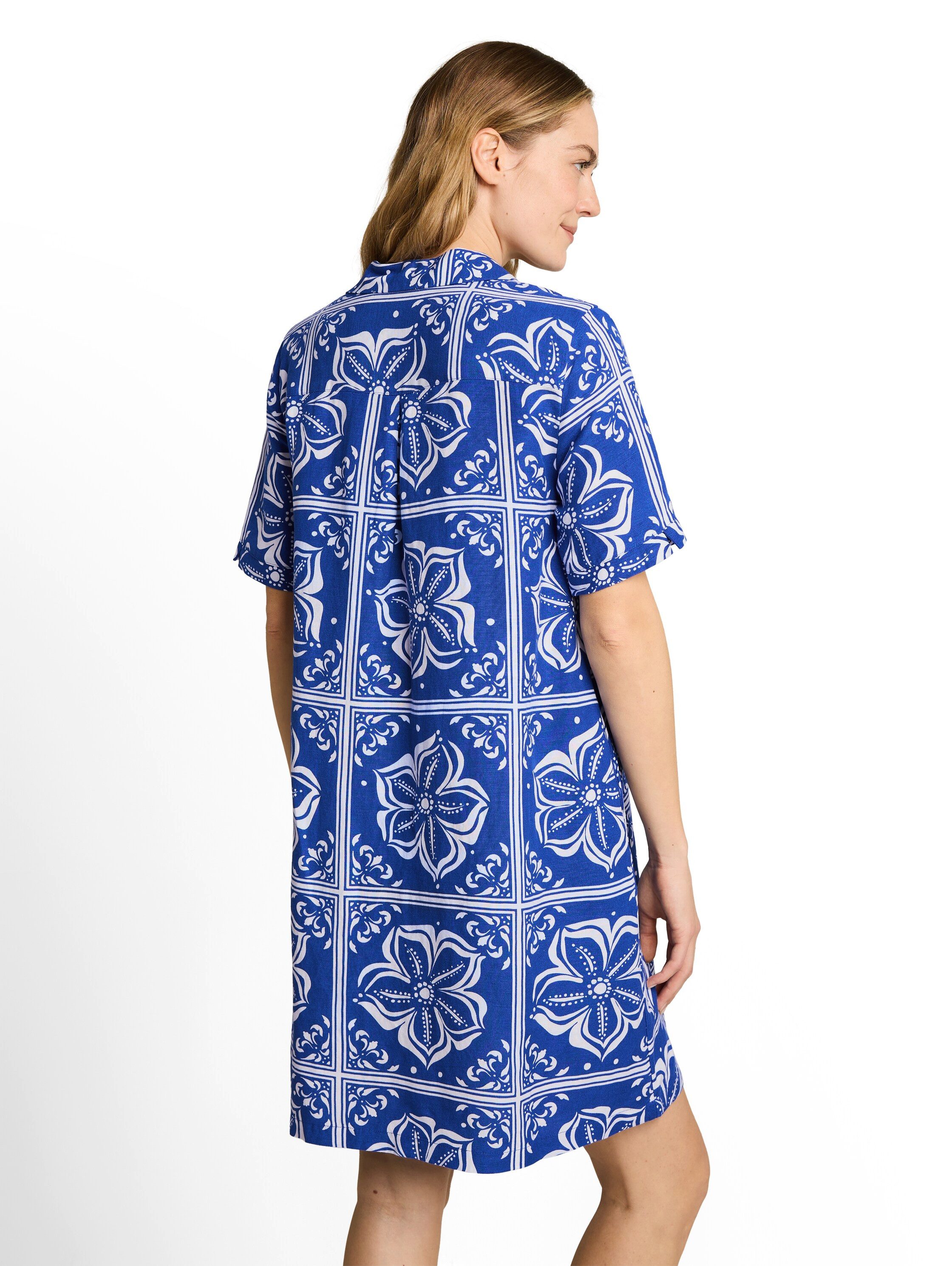 TOM TAILOR Polokleid mit All-Over Print