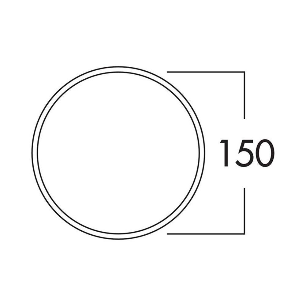 150 Naber Ø 150 Mauerkasten COMPAIR System 1 weiß Naber Maueranschlussstutzen